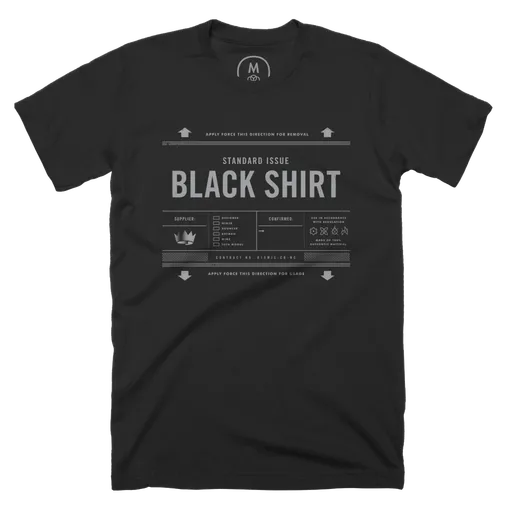 Standard Issue Black Shirt