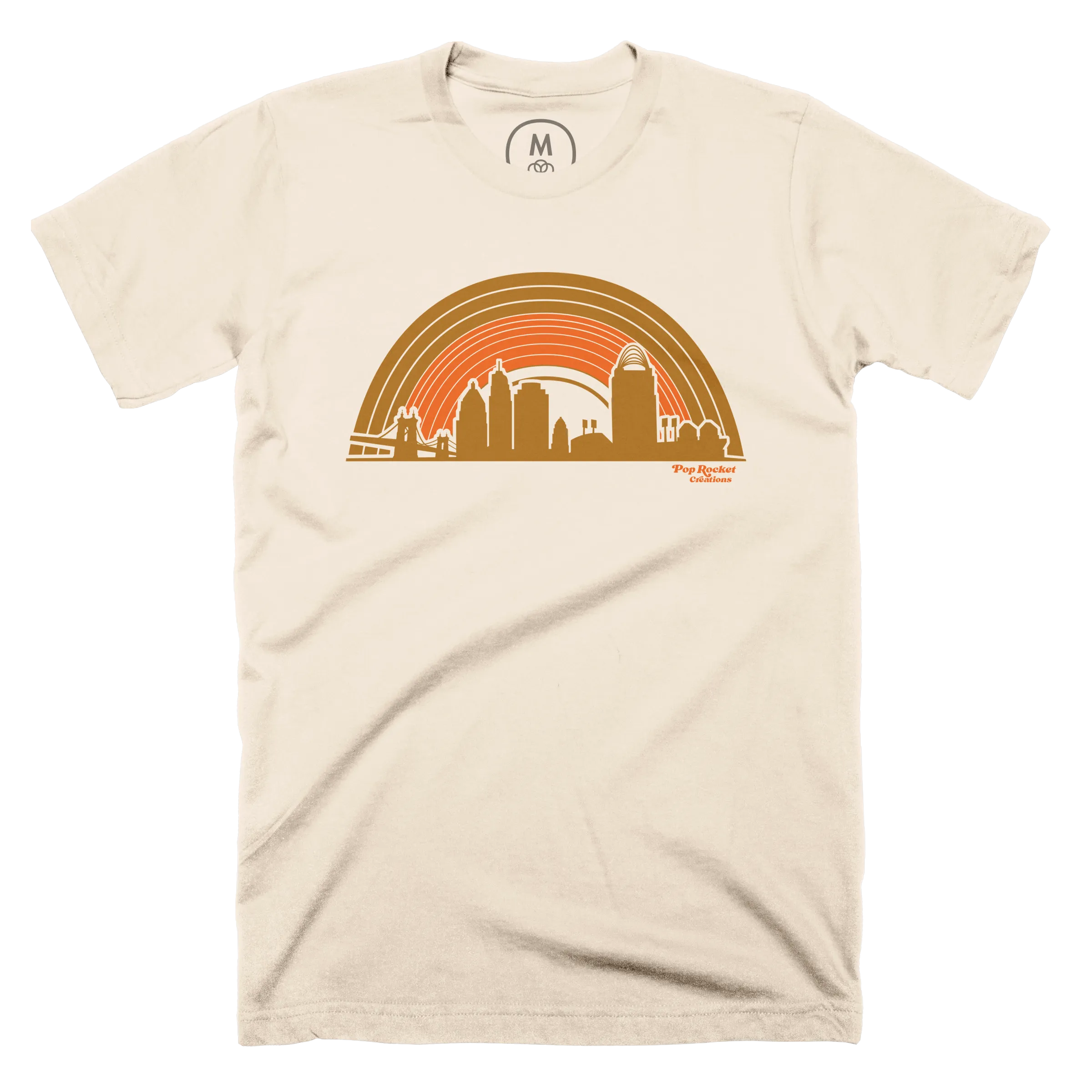 Where I'm from Cincinnatti Bengals Orange Skyline T-Shirt, Men's, XXL