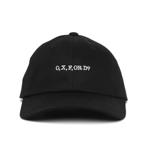 O, X, F, OR D? Dad Hat