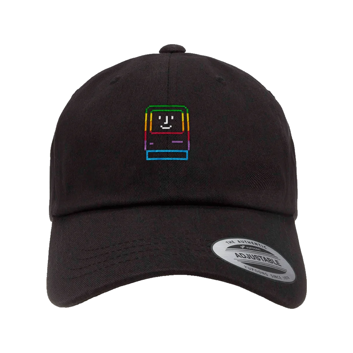 Picasso Macintosh - Apple Rainbow” graphic dad hat, trucker hat