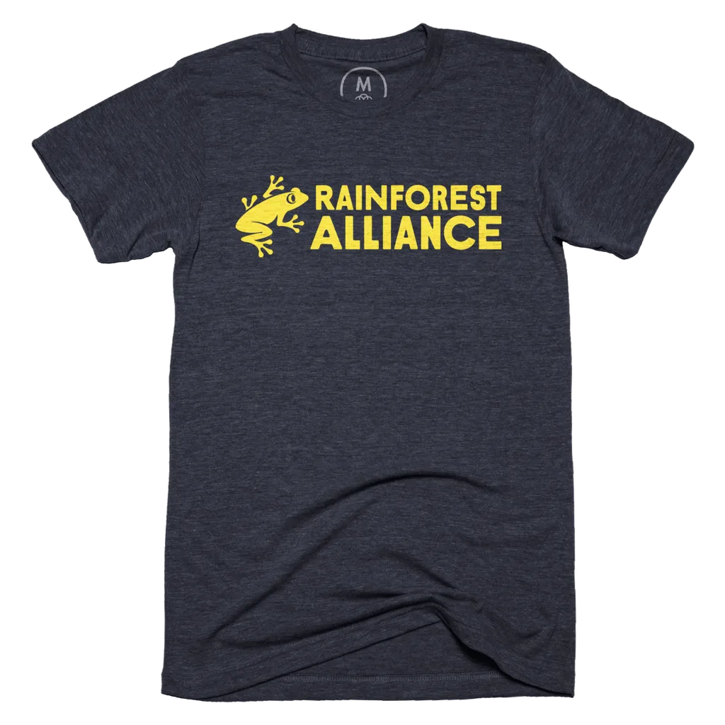 “Rainforest Alliance Classic T-Shirt” graphic sleeve pullover by long and tank, Cotton tee Bureau Alliance. hoodie, | crewneck, onesie, tee, Rainforest pullover