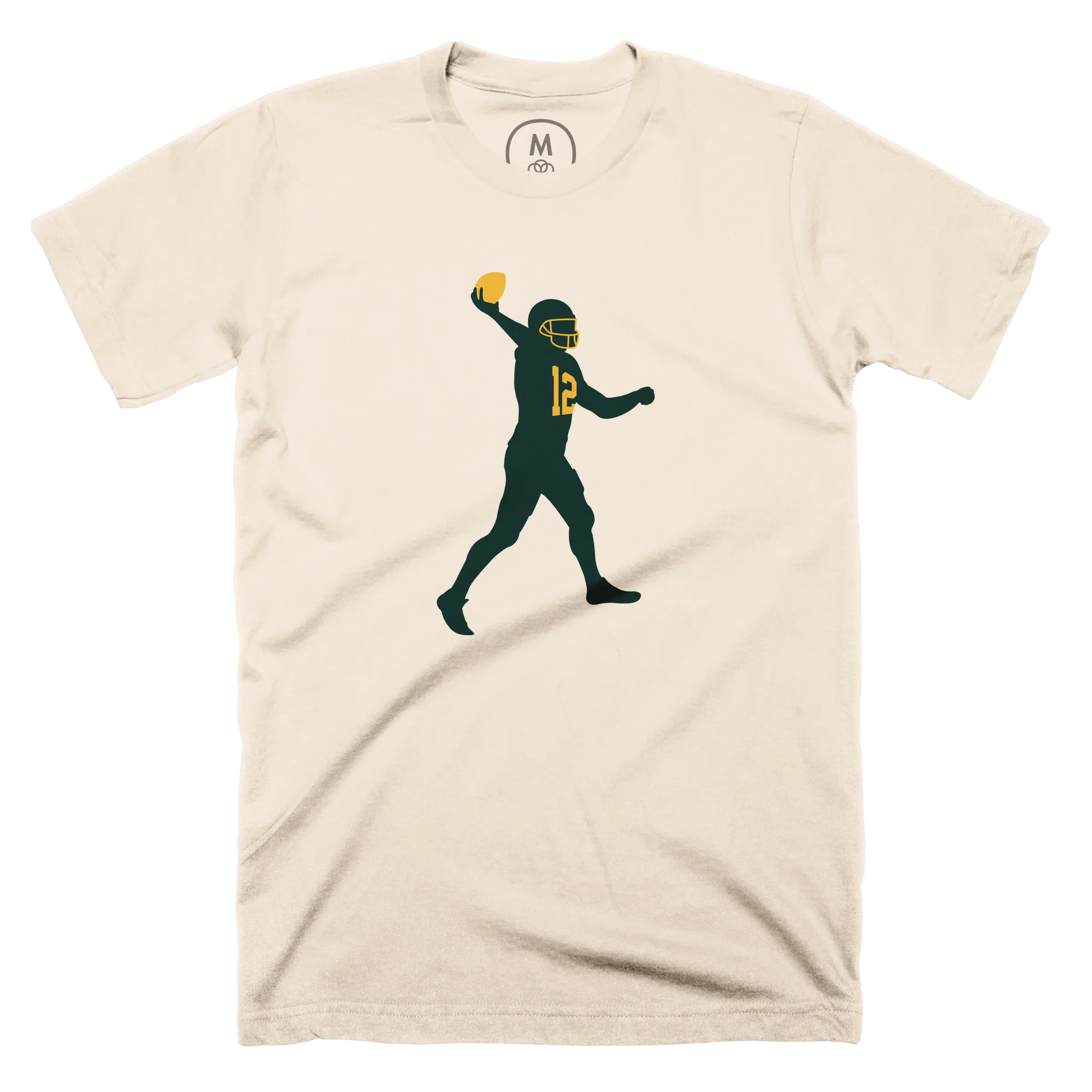 Retro Style Green Bay State Outline Design - Green Bay Packers - T-Shirt