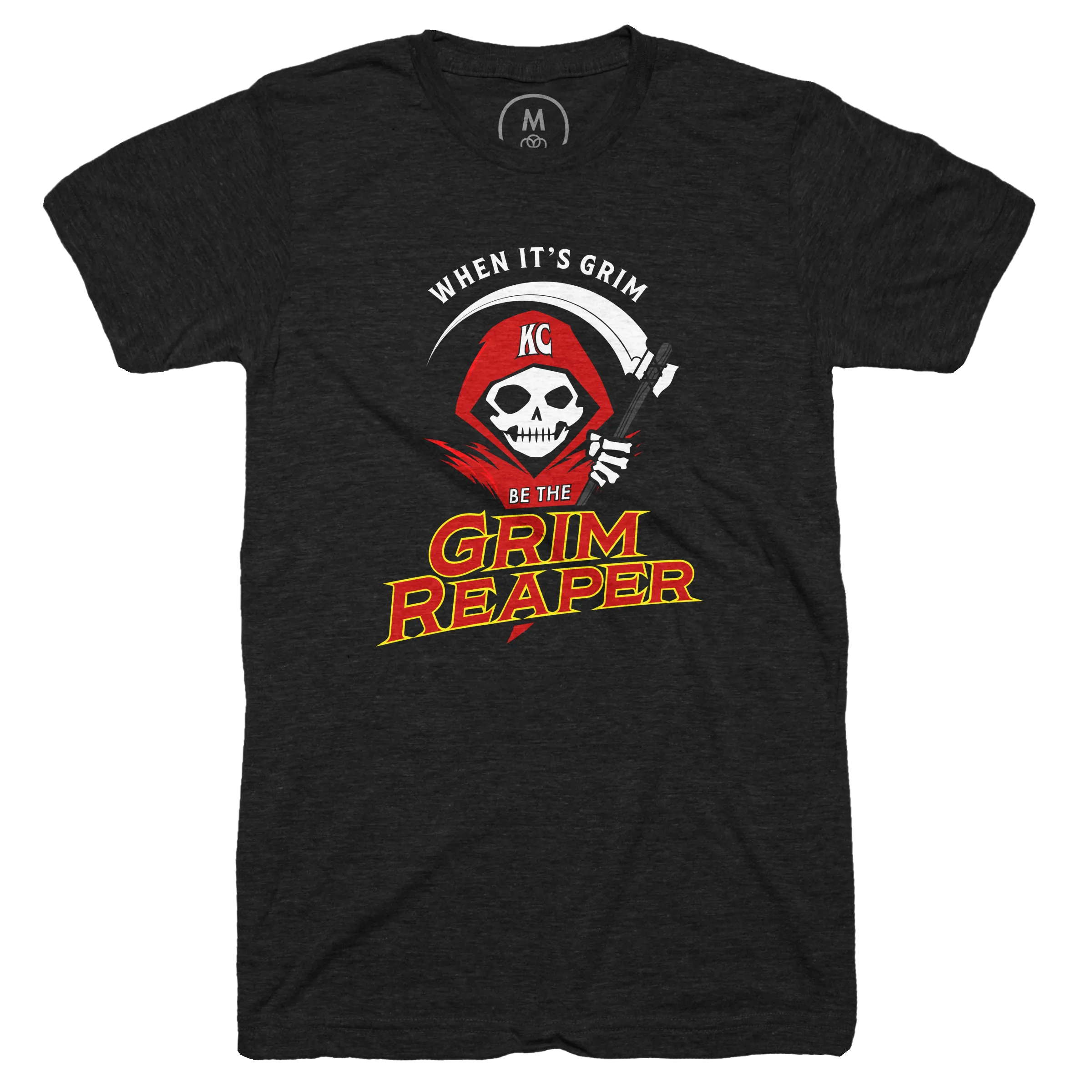 When It's Grim Be The Grim Reaper Football Kansas City T-Shirt