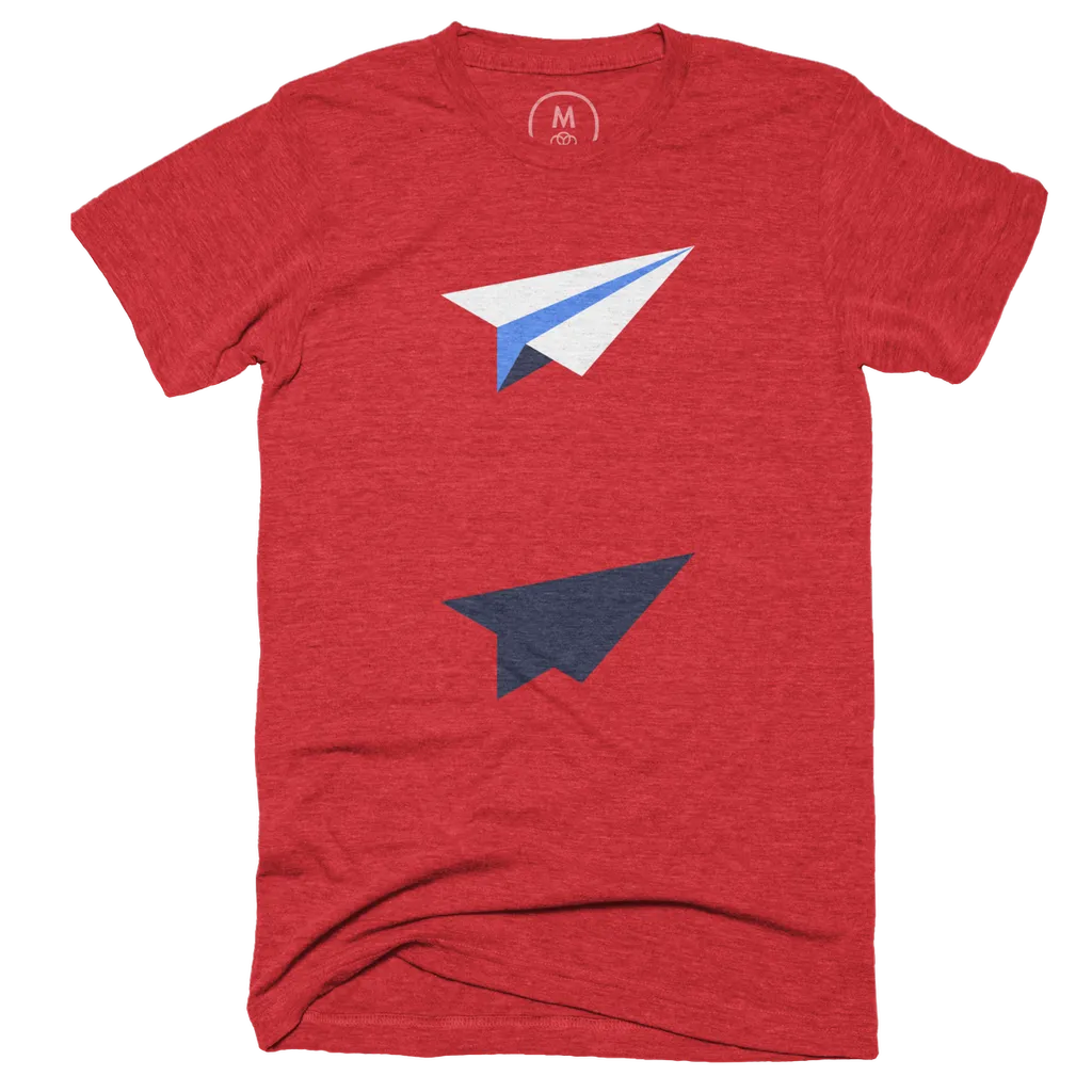 “Paper Plane” graphic tee, tank, onesie, and pullover crewneck by Josh ...