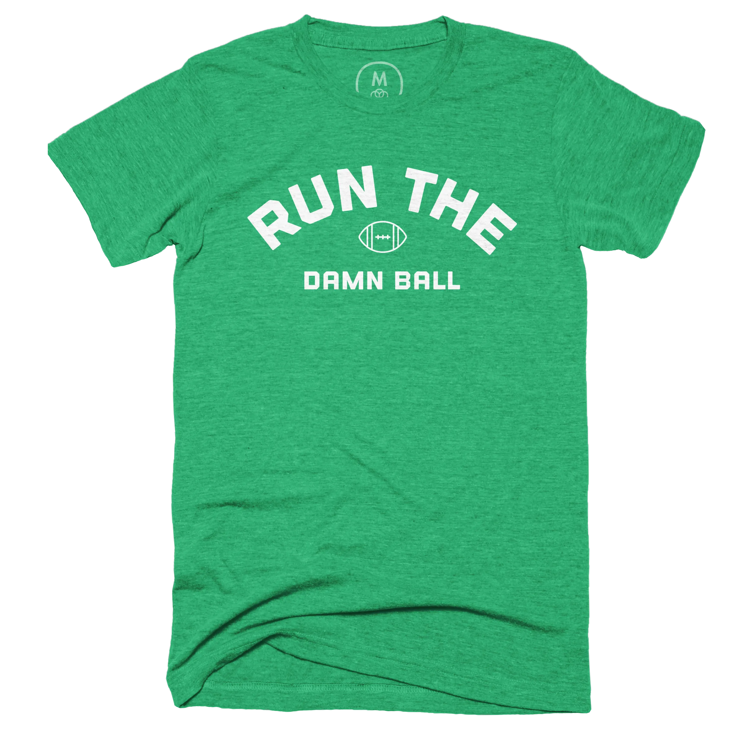 Run the Damn Ball - Football” graphic tee, pullover hoodie, tank