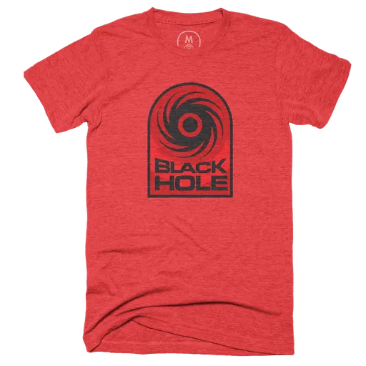 Black Hole” graphic tee, pullover hoodie, tank, onesie, and pullover  crewneck by Jamie Ferrato.