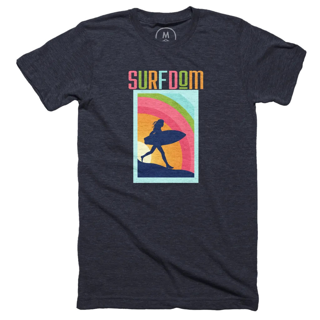 “Surfdom: Surfer Girl Hits the Beach” graphic tee, onesie, tank, and ...