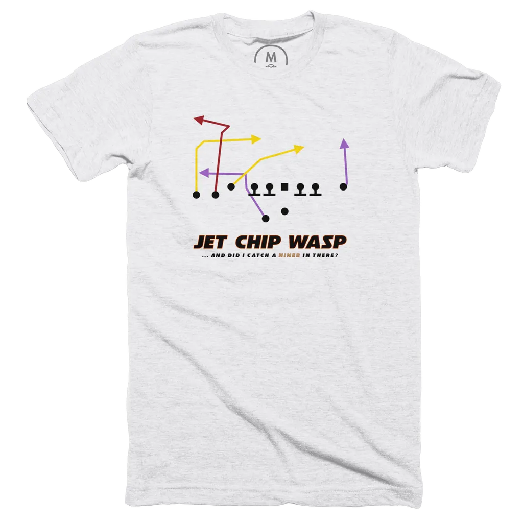 Jet Chip Wasp (light)” graphic tee, pullover hoodie, onesie, tank, and  pullover crewneck by Huenique Tees.