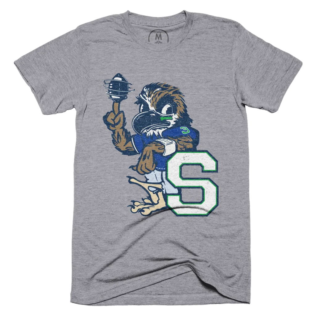 SALE] Seattle Seahawks Mascot Personalized Baseball Jersey