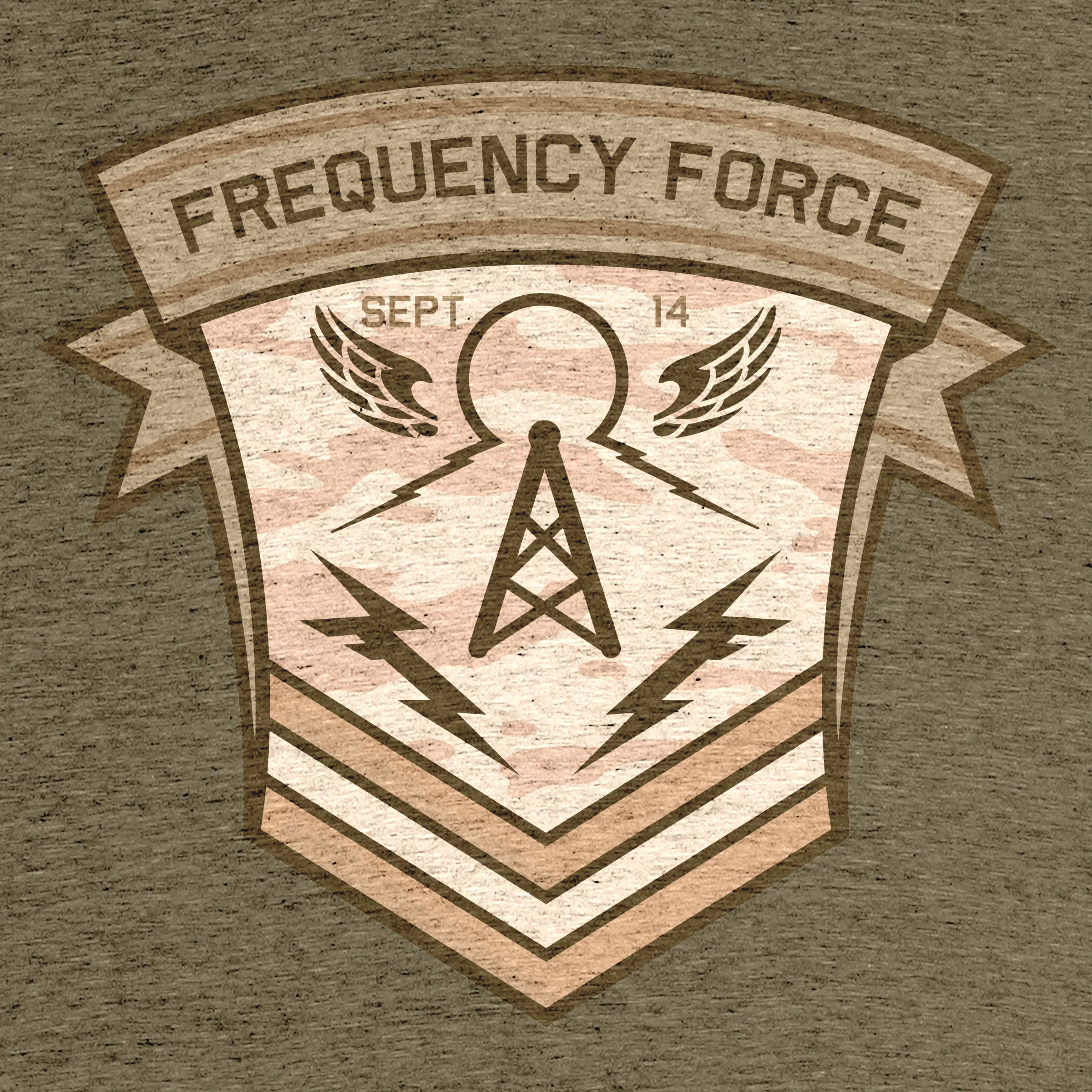 Omega Frequency Frequency Force Edition graphic tee pullover