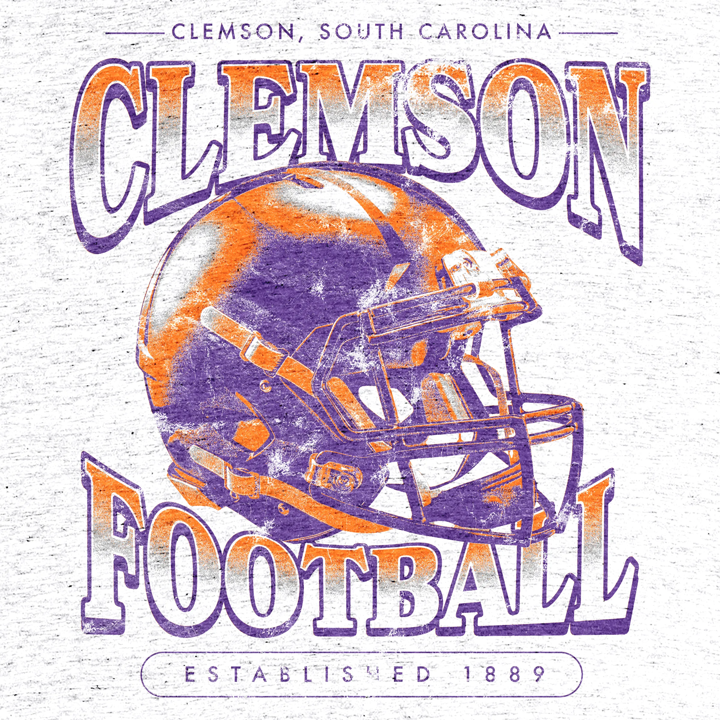 Vintage clemson football outlet jersey