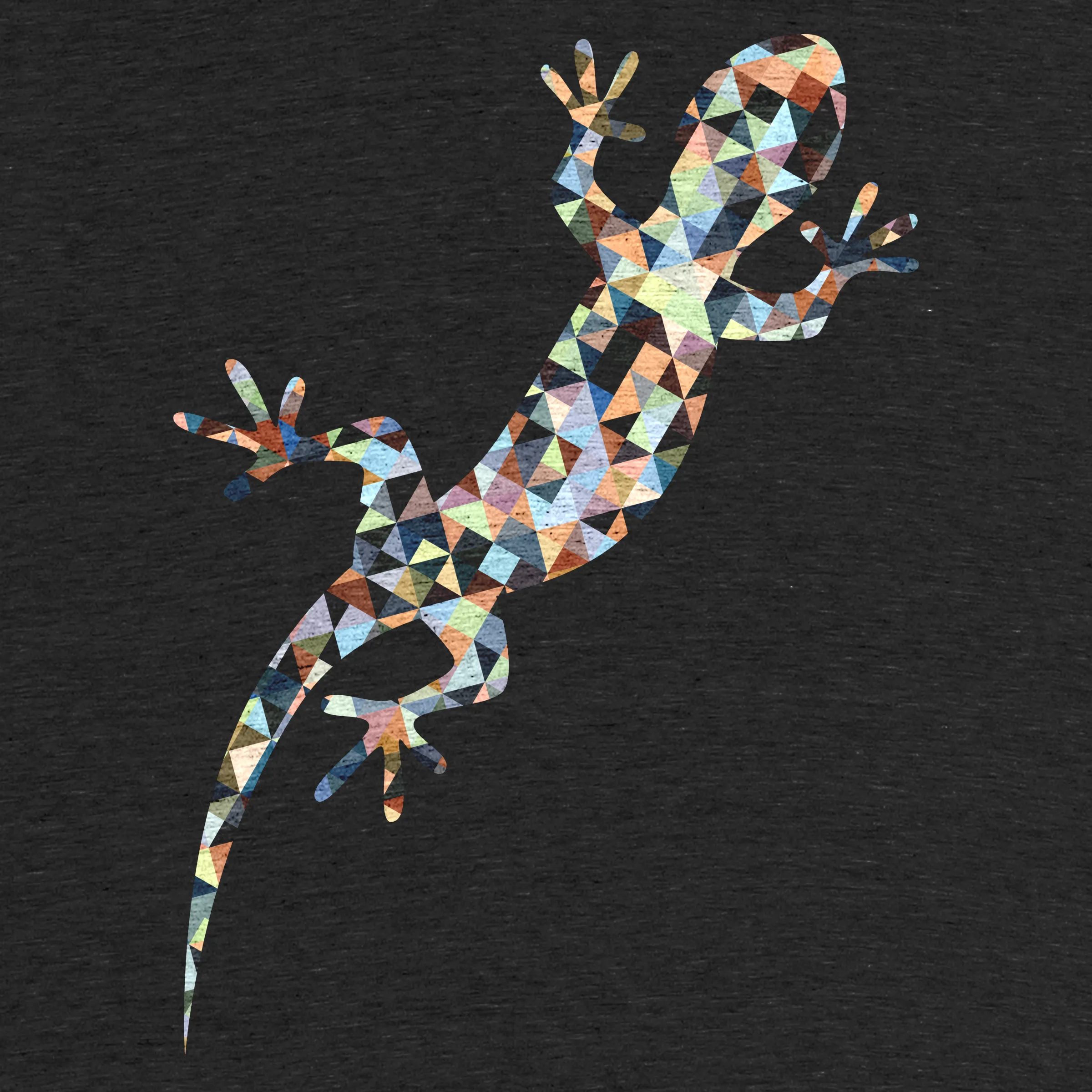 Mosaic Gecko graphic tee pullover crewneck pullover hoodie