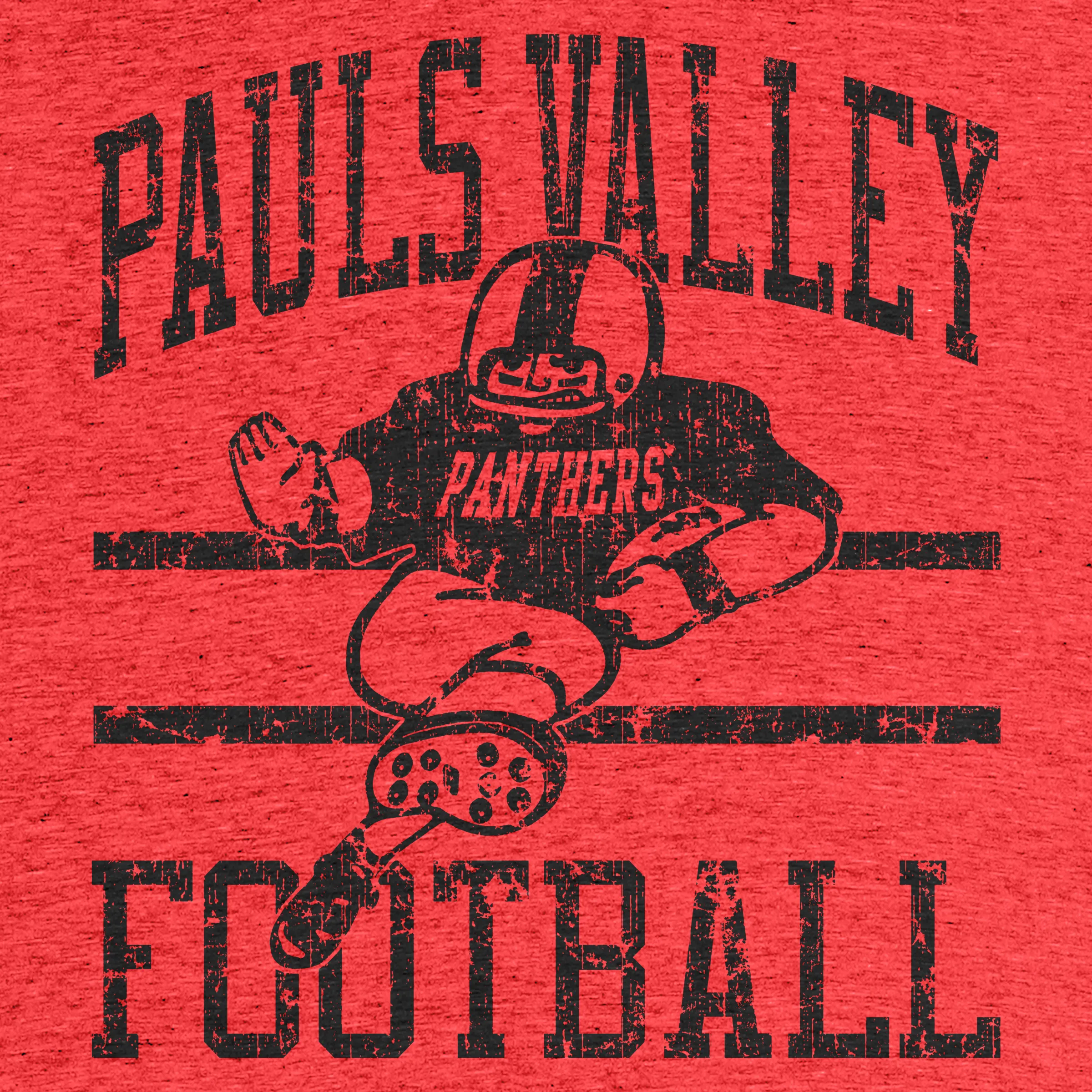 Pauls Valley Panthers - Vintage” graphic tee, pullover hoodie