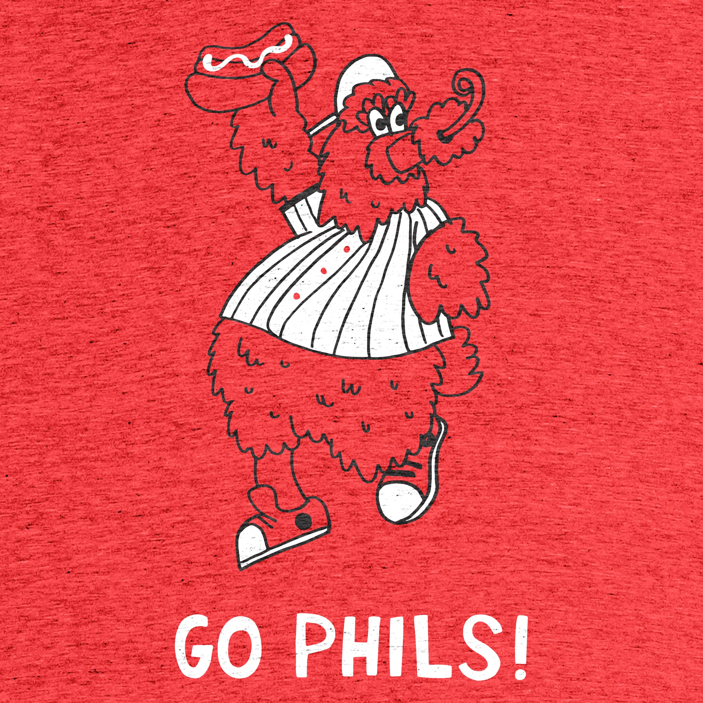 Phillie Phanatic” graphic tee, tank, pullover crewneck, pullover