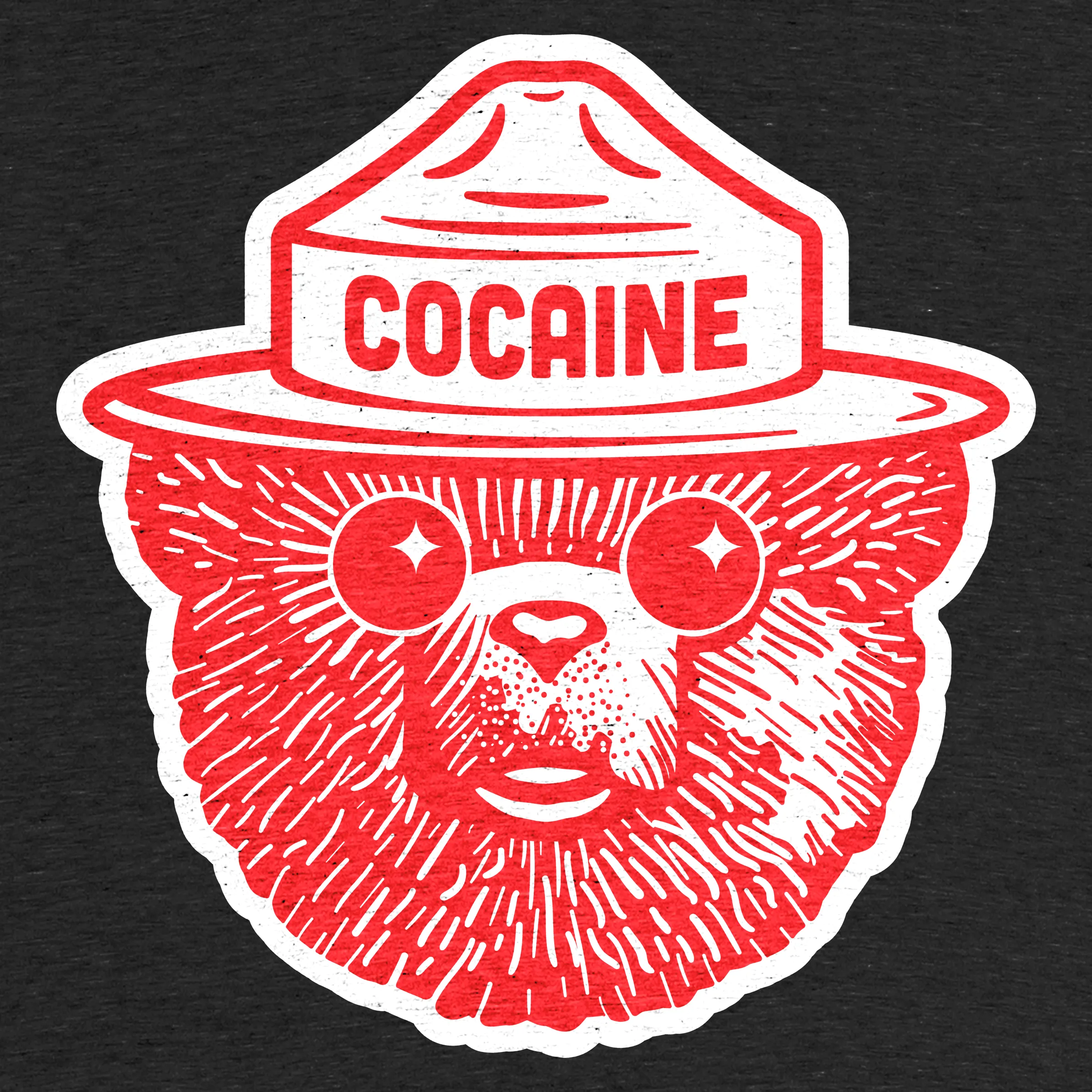 Chicago Bears Cocaine Bear T-shirt - Ink In Action