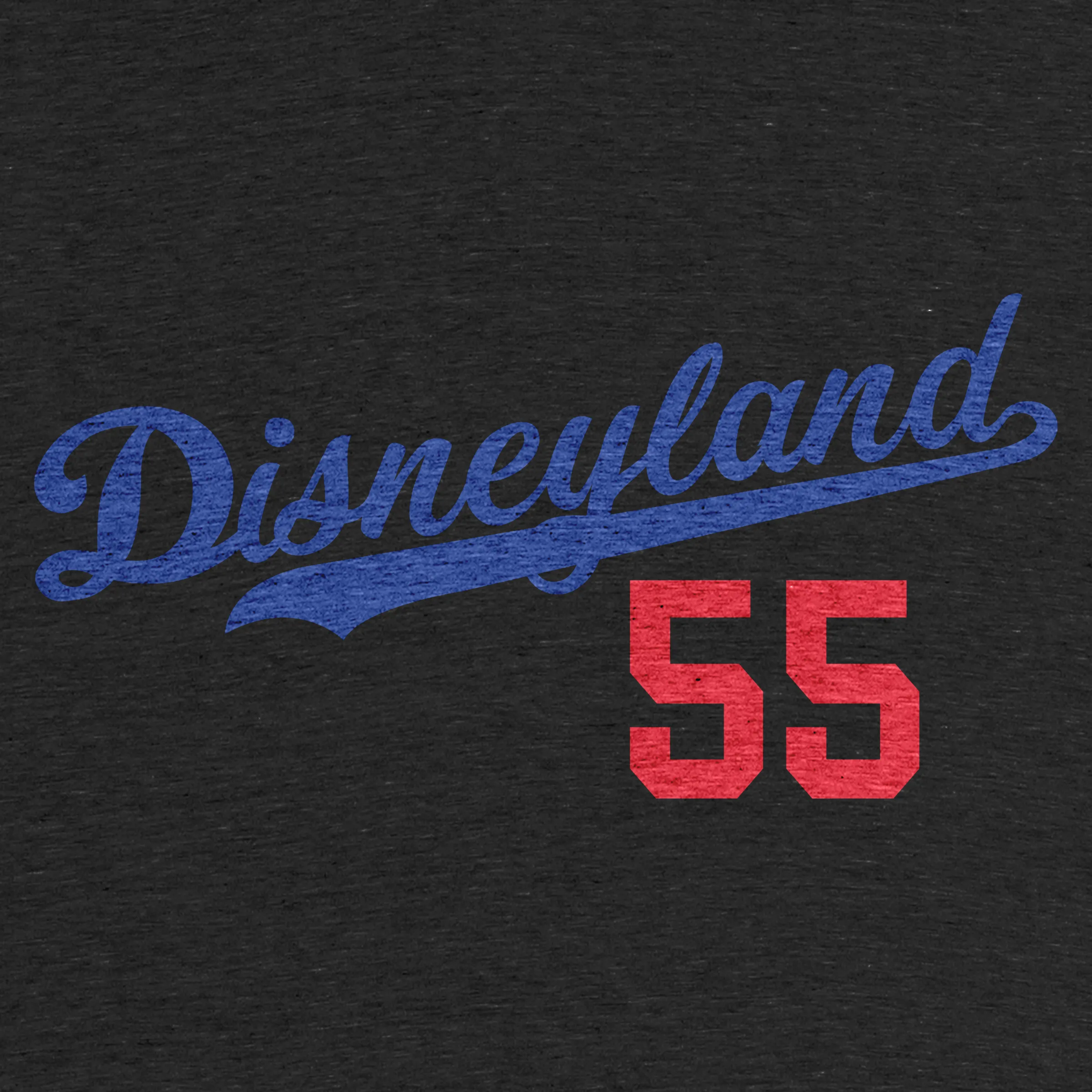 The Disneyland Dodgers 1955” graphic tee, pullover hoodie, tank, onesie,  and pullover crewneck by Phillip Smith.