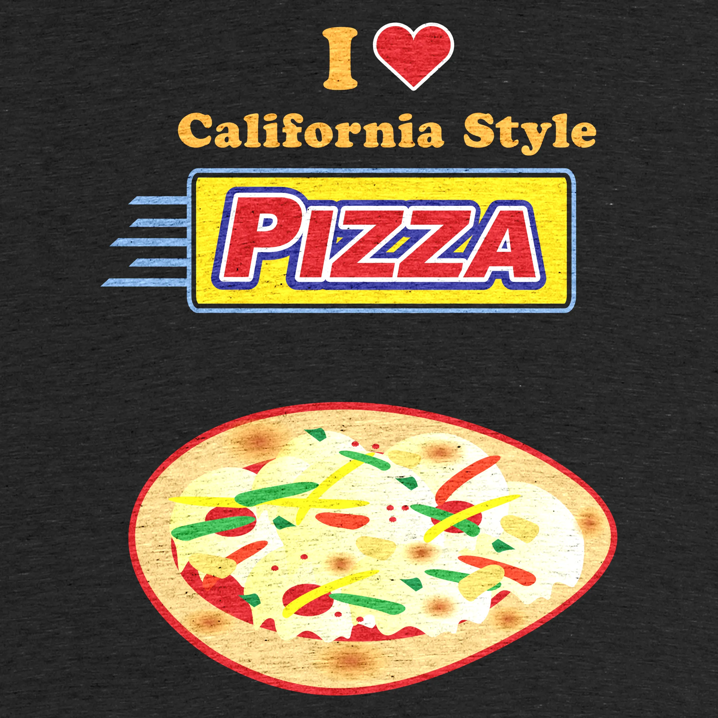 retro pizza graphic