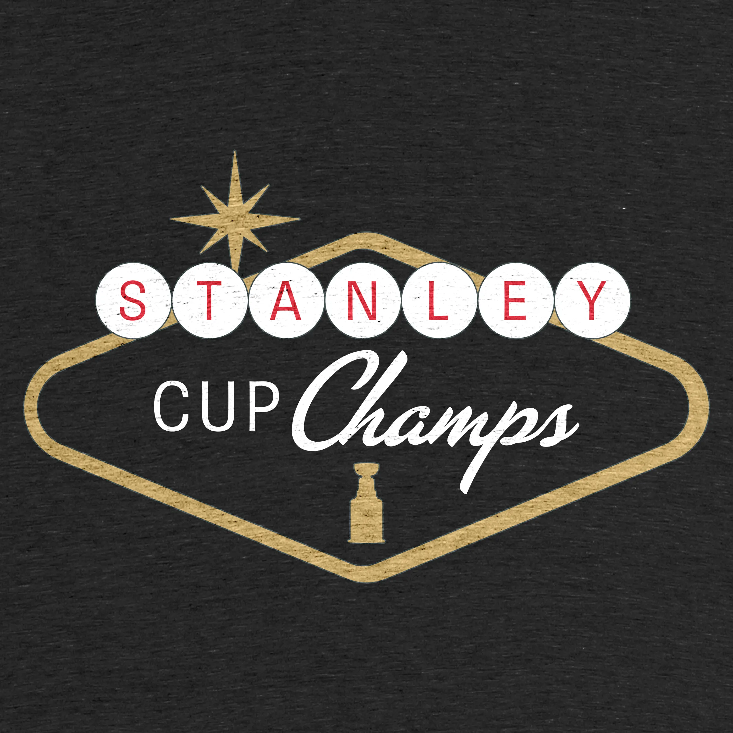 Vegas Stanley Cup Champs V2” graphic tee, pullover crewneck