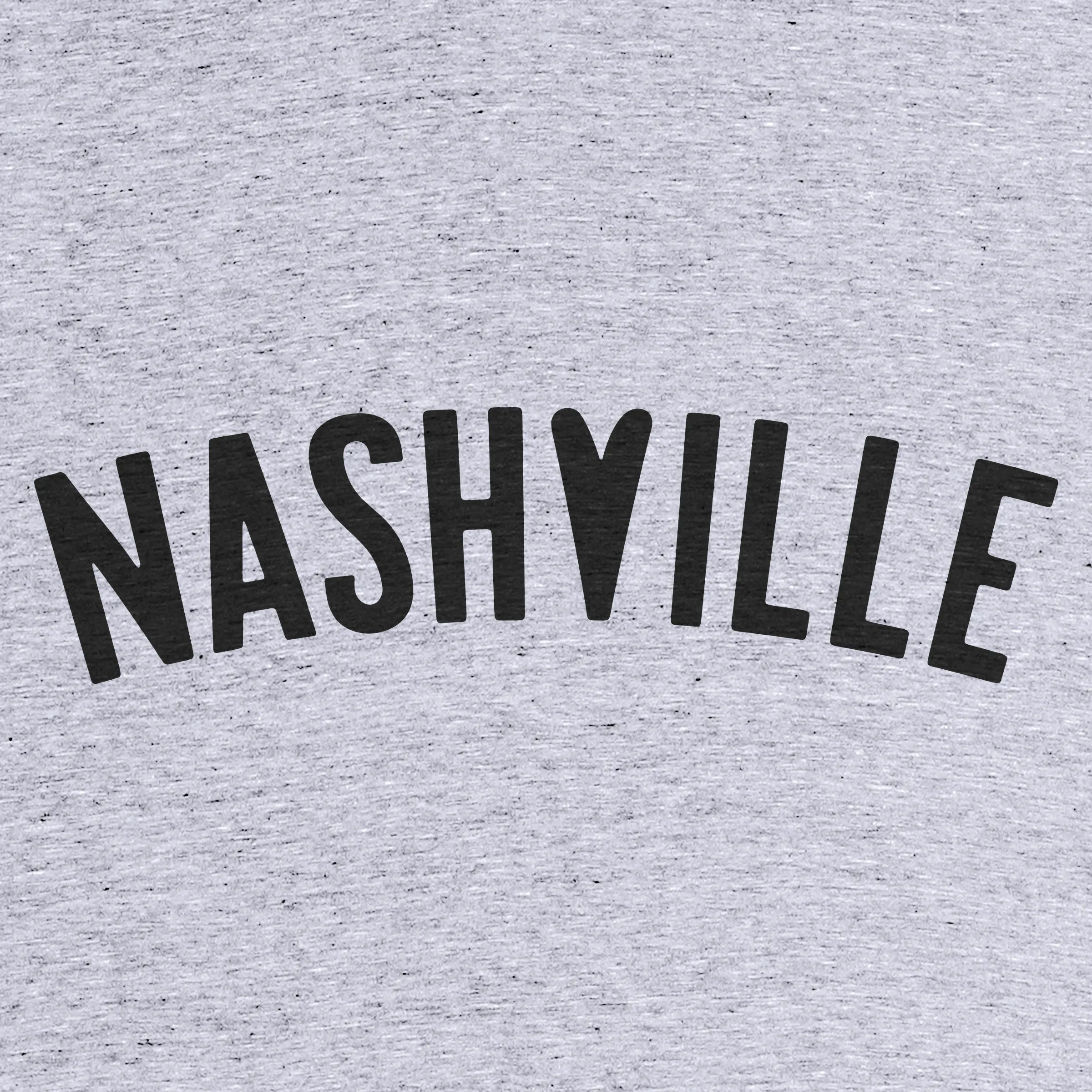 Nashville Words Black Graphic Tee