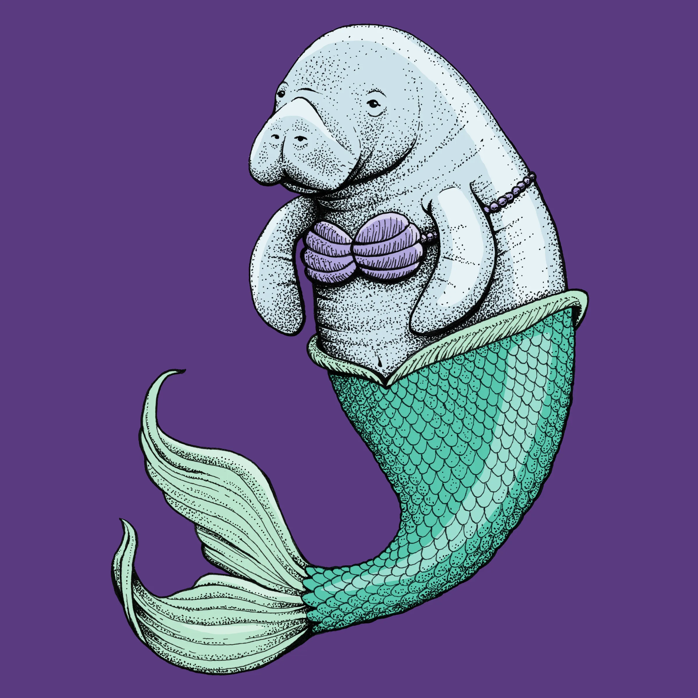 The Little Manatee” graphic tee, tank, pullover crewneck, pullover