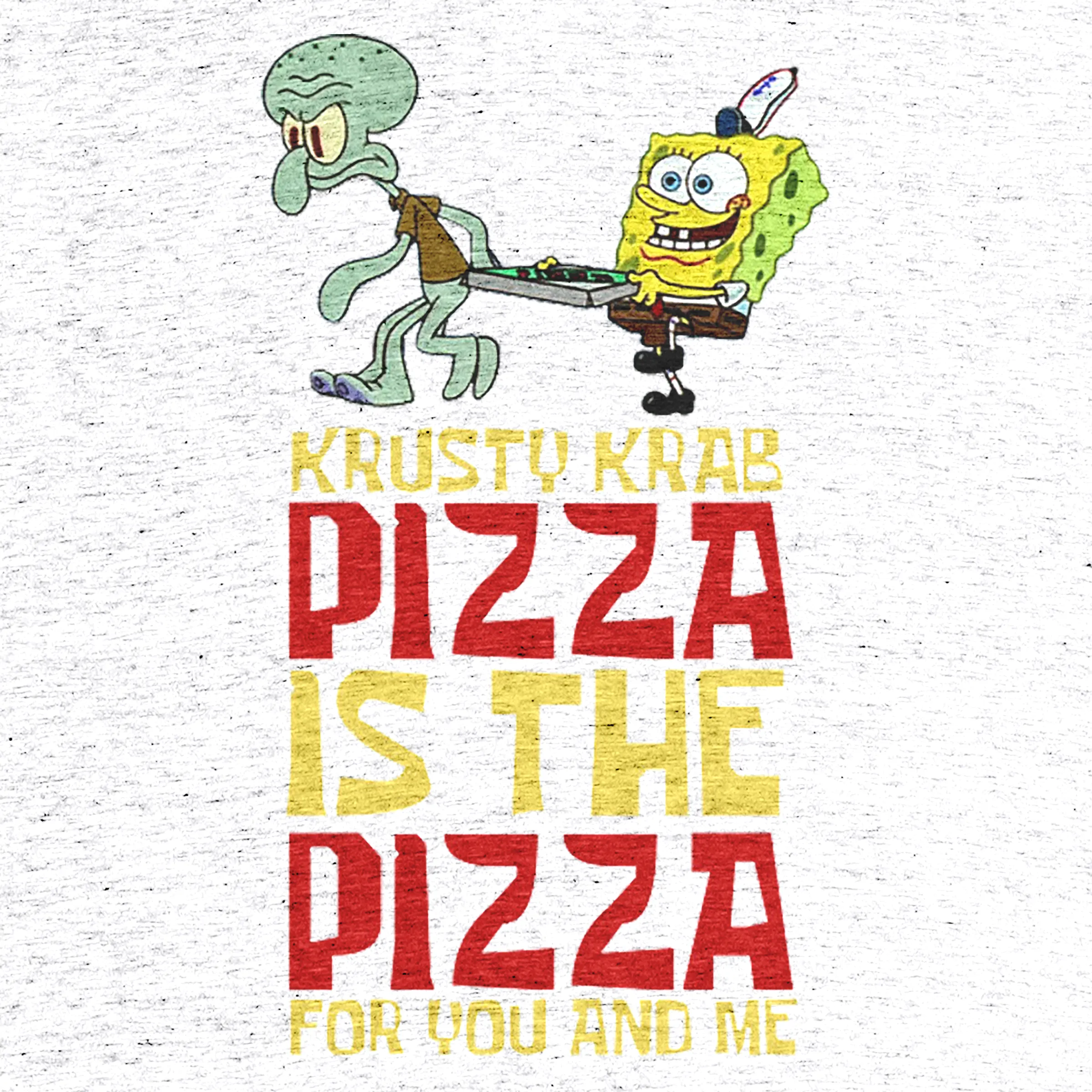 Krusty Krab Pizza graphic tee pullover hoodie onesie tank