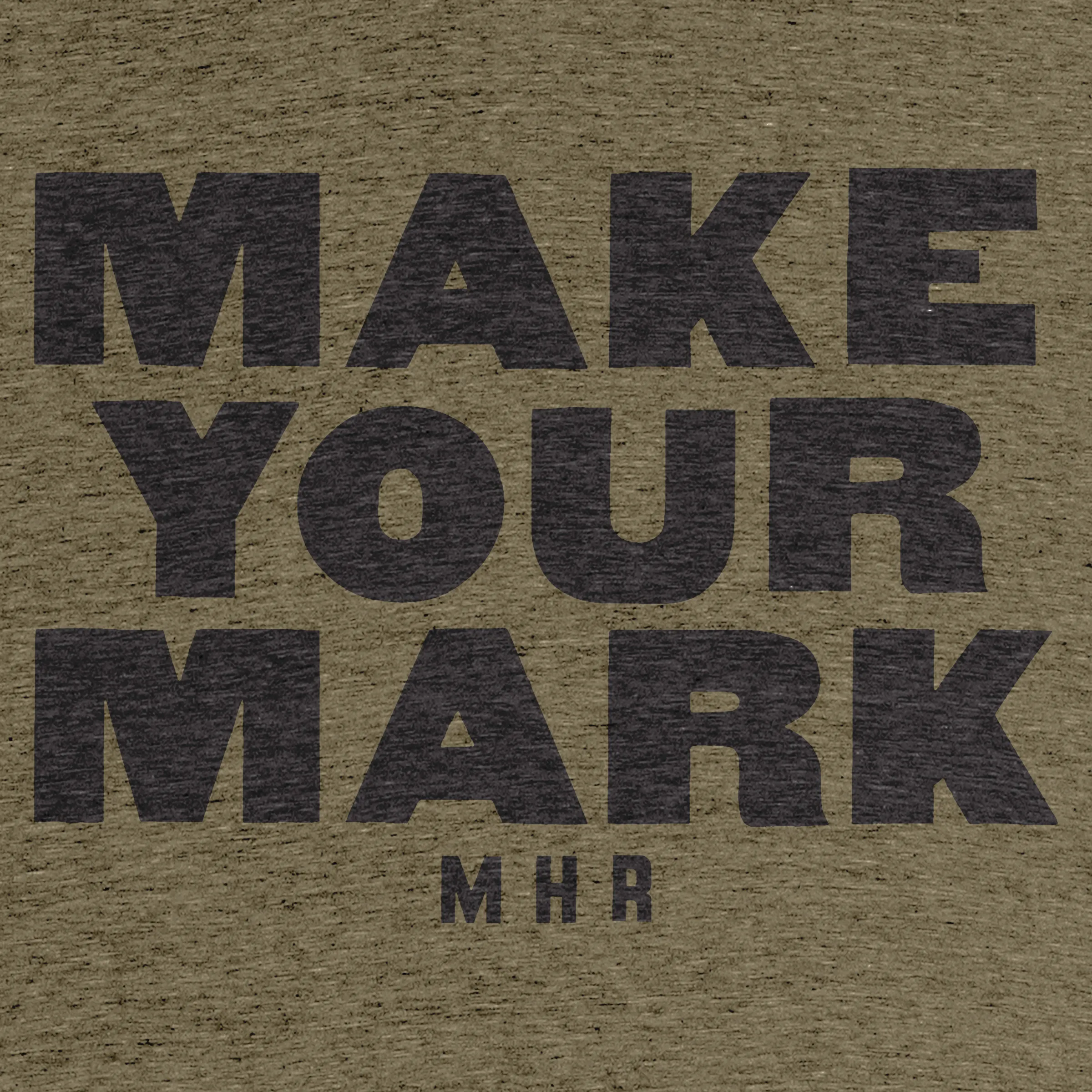 Make Your Mark” graphic tee, pullover hoodie, onesie, tank, and