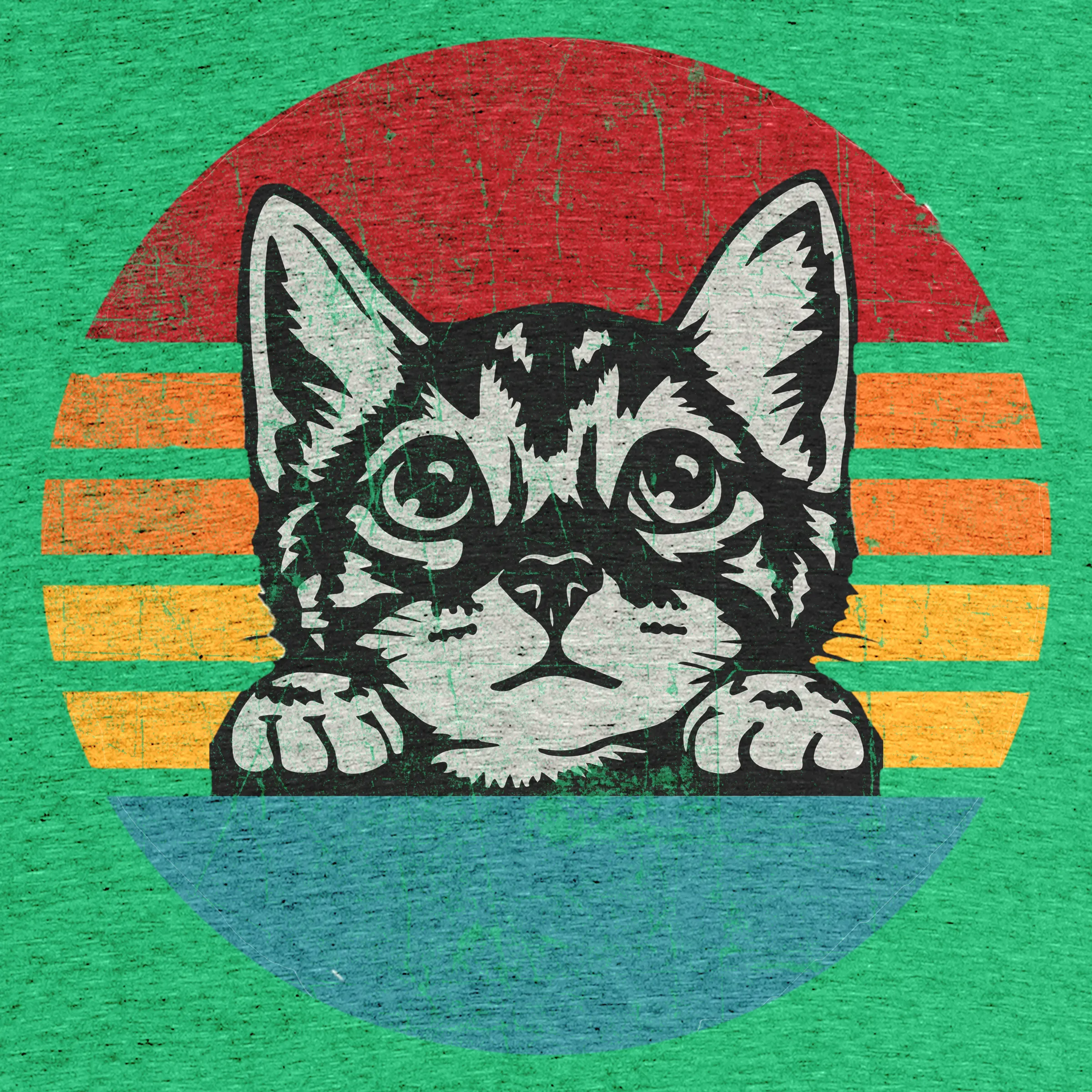 Peeking shop cat shirt