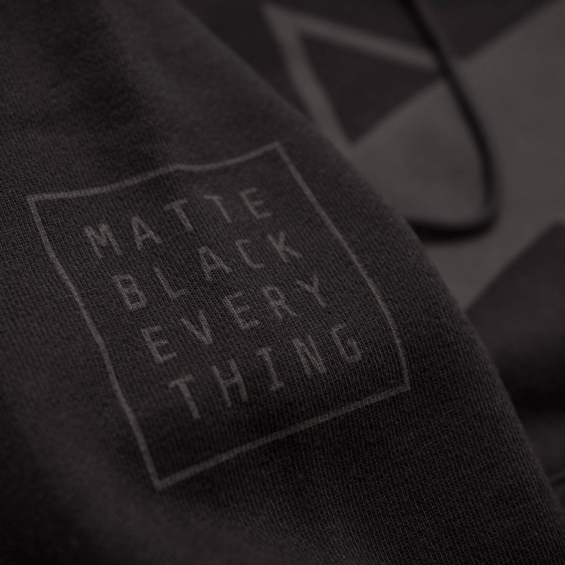 Matte best sale black hoodie