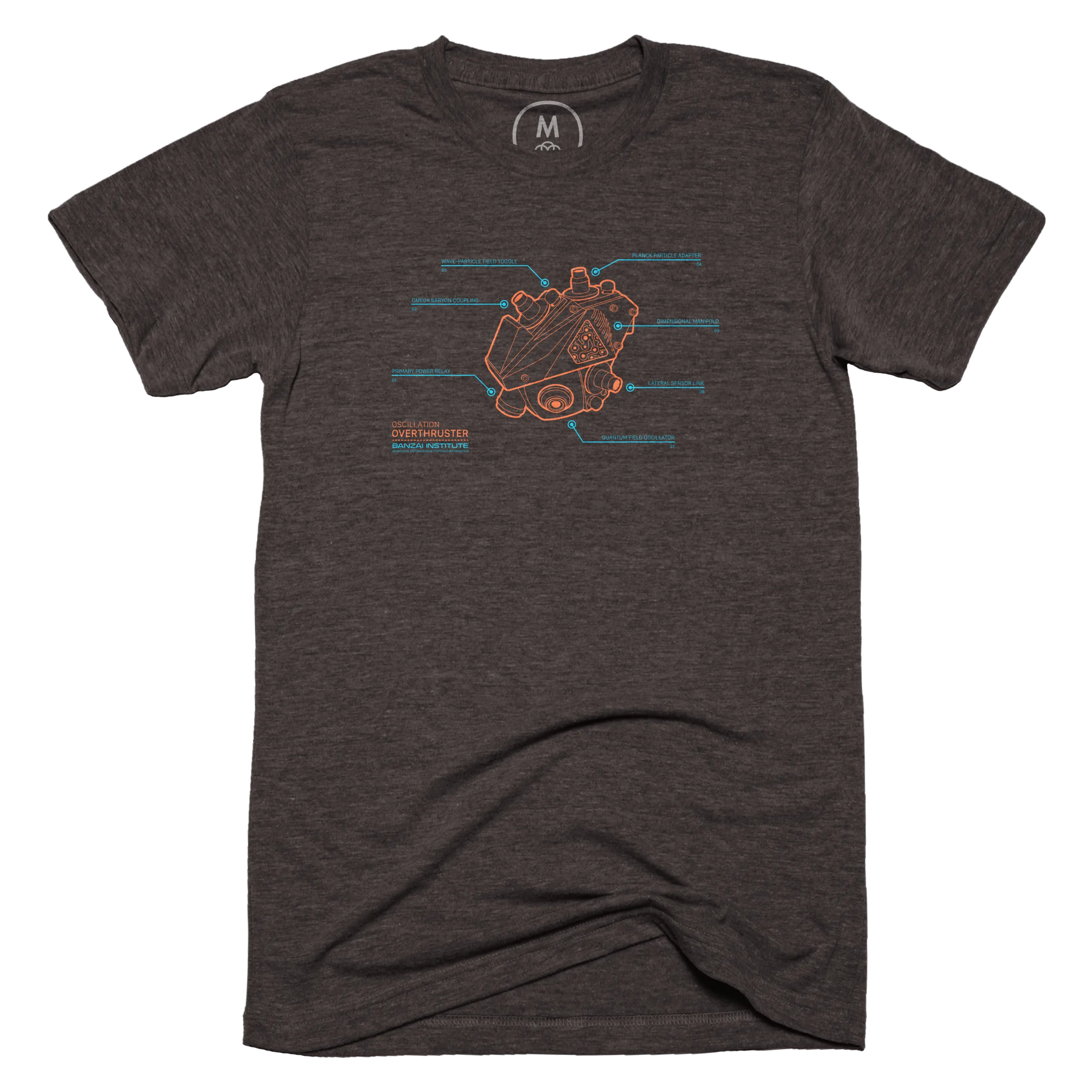 Overthruster” graphic tee, tank, onesie, long sleeve tee