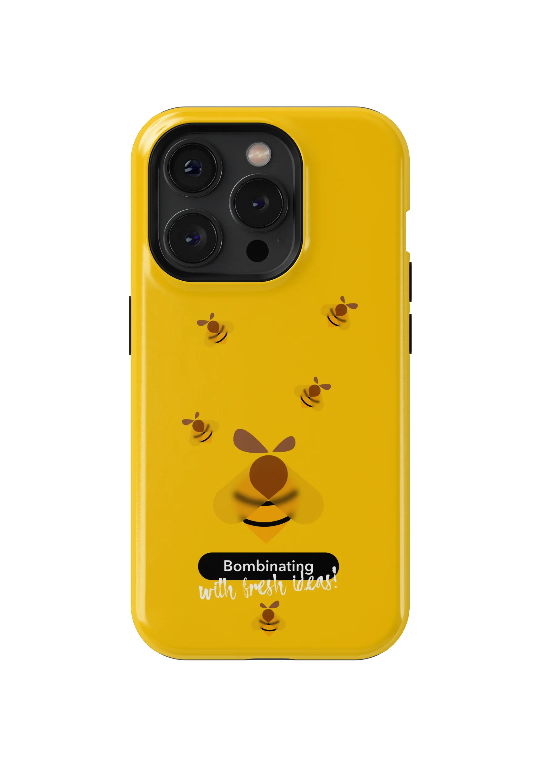 Always Buzzing with Ideas graphic phone case by LookUp English