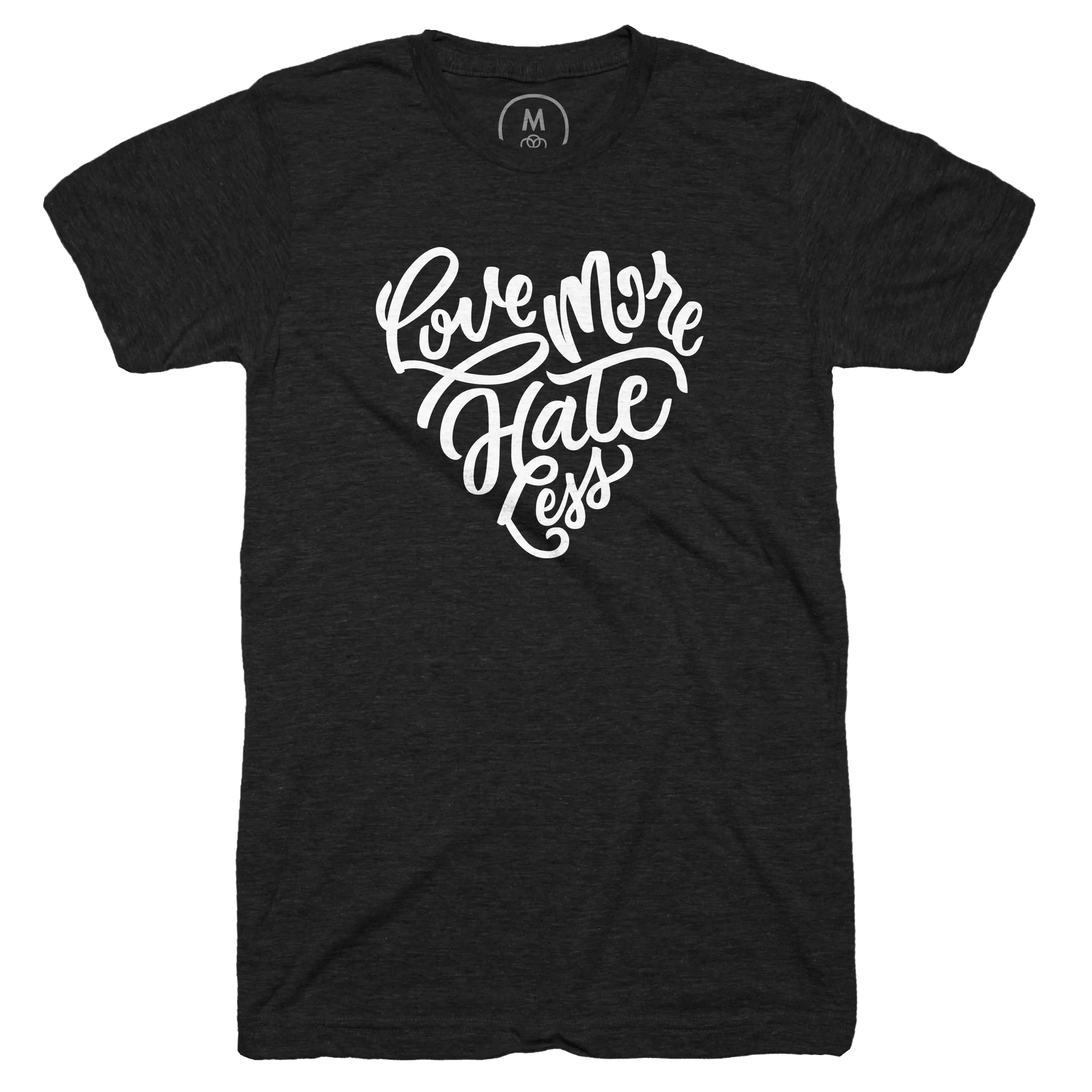 love more hate less shirt