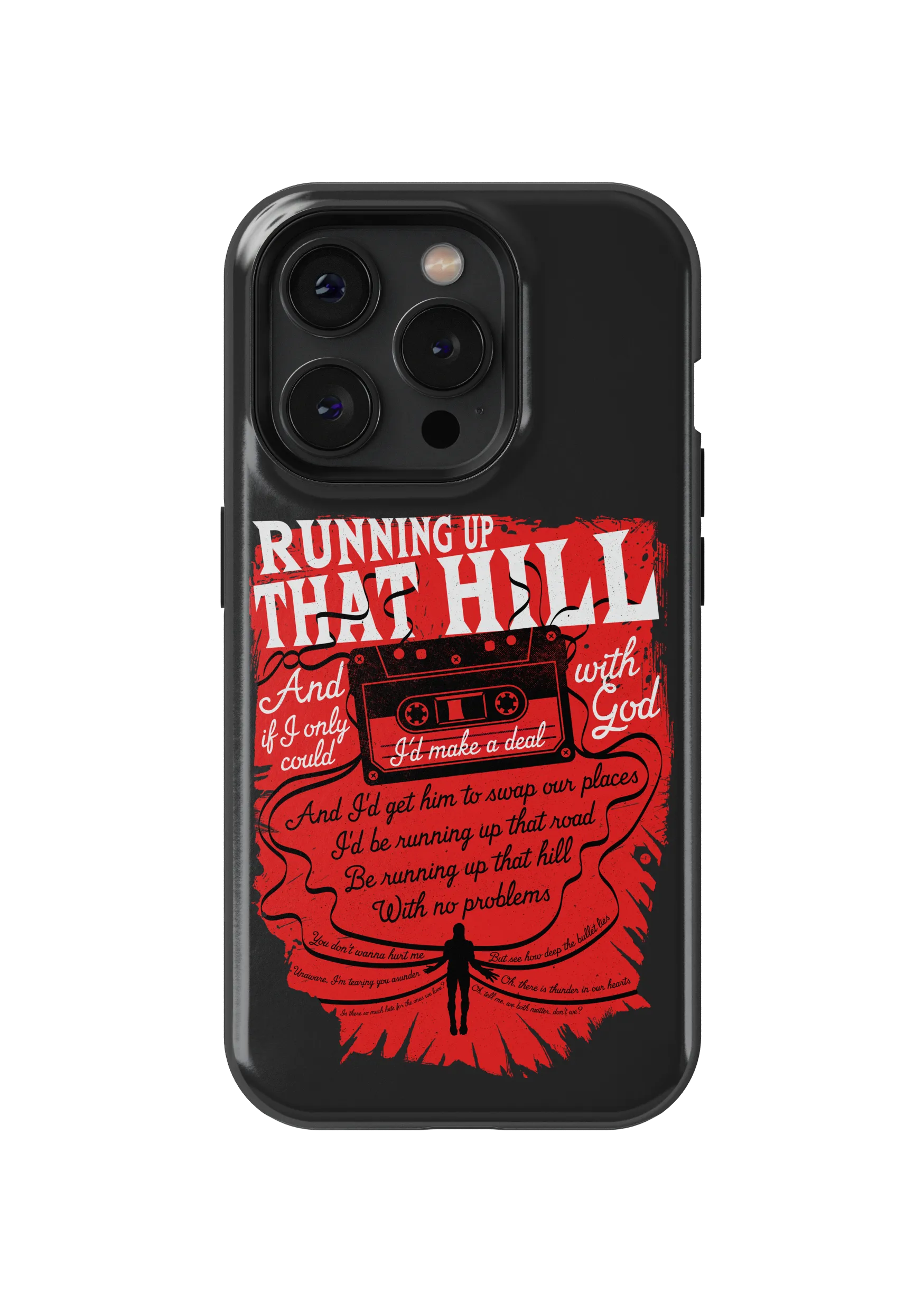 Running up that hill” graphic phone case by Rocketman. | Cotton Bureau