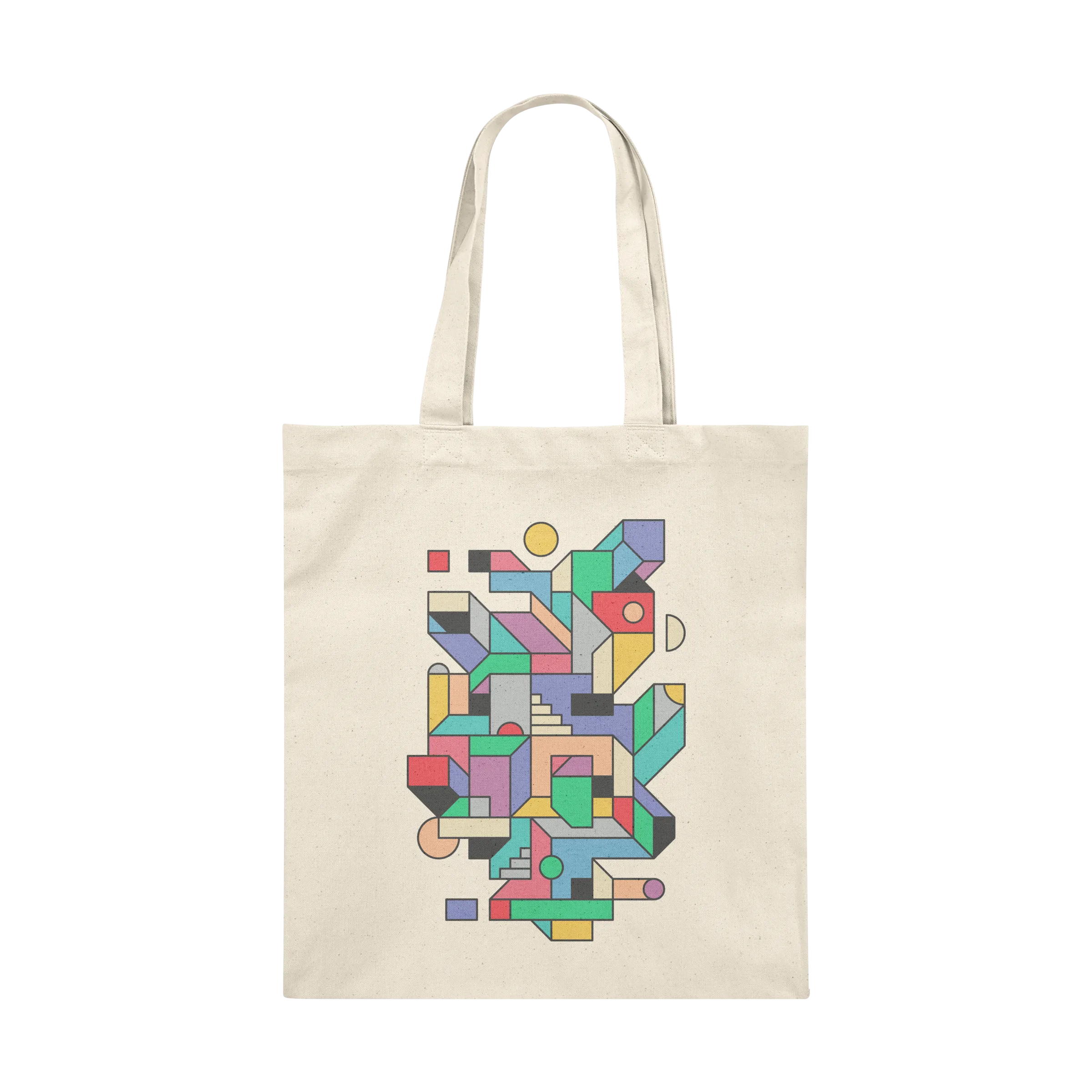 Entropy” graphic canvas tote by Rick Crane. | Cotton Bureau
