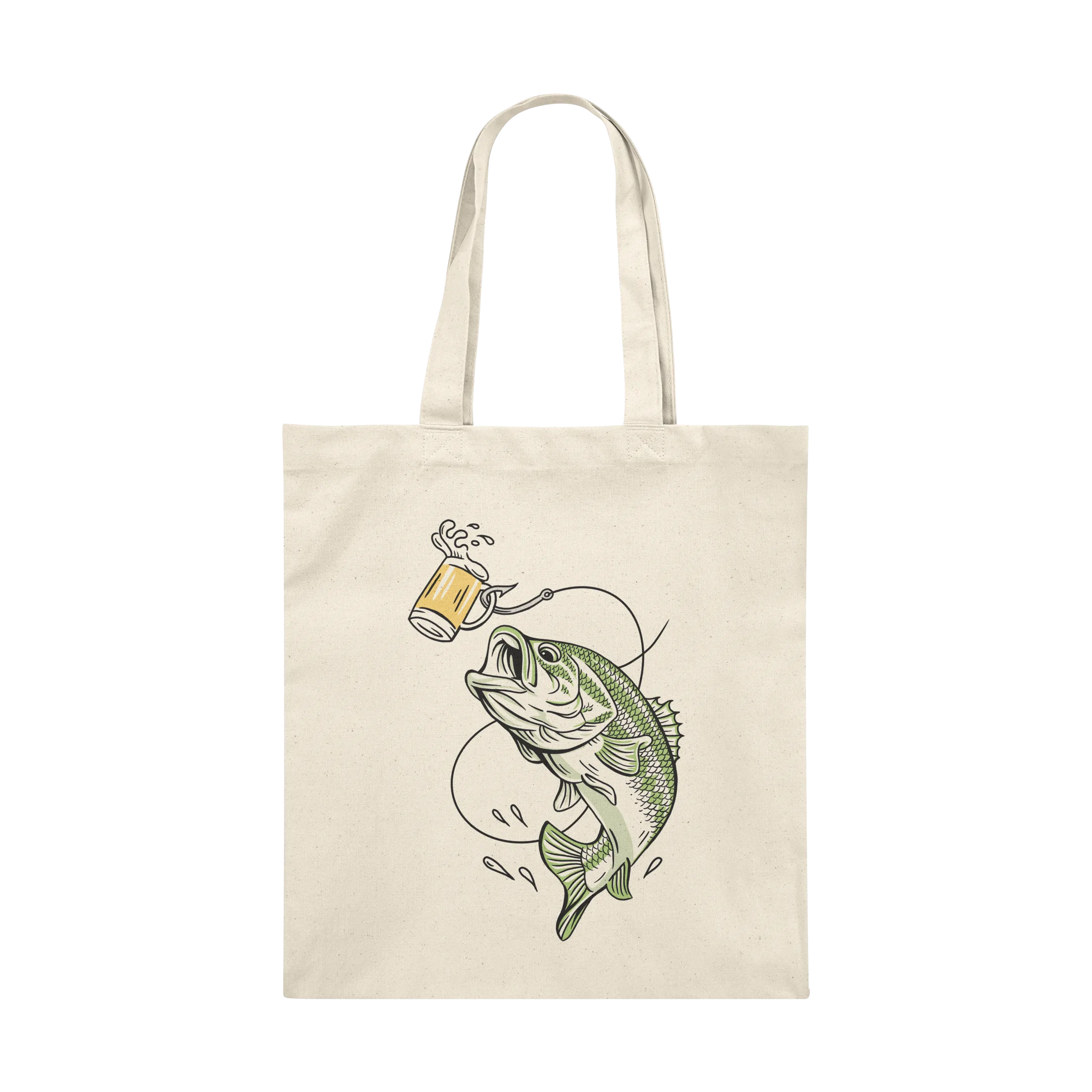 Fish Caught on Line #1 Tote Bag by CSA Images - Pixels Merch