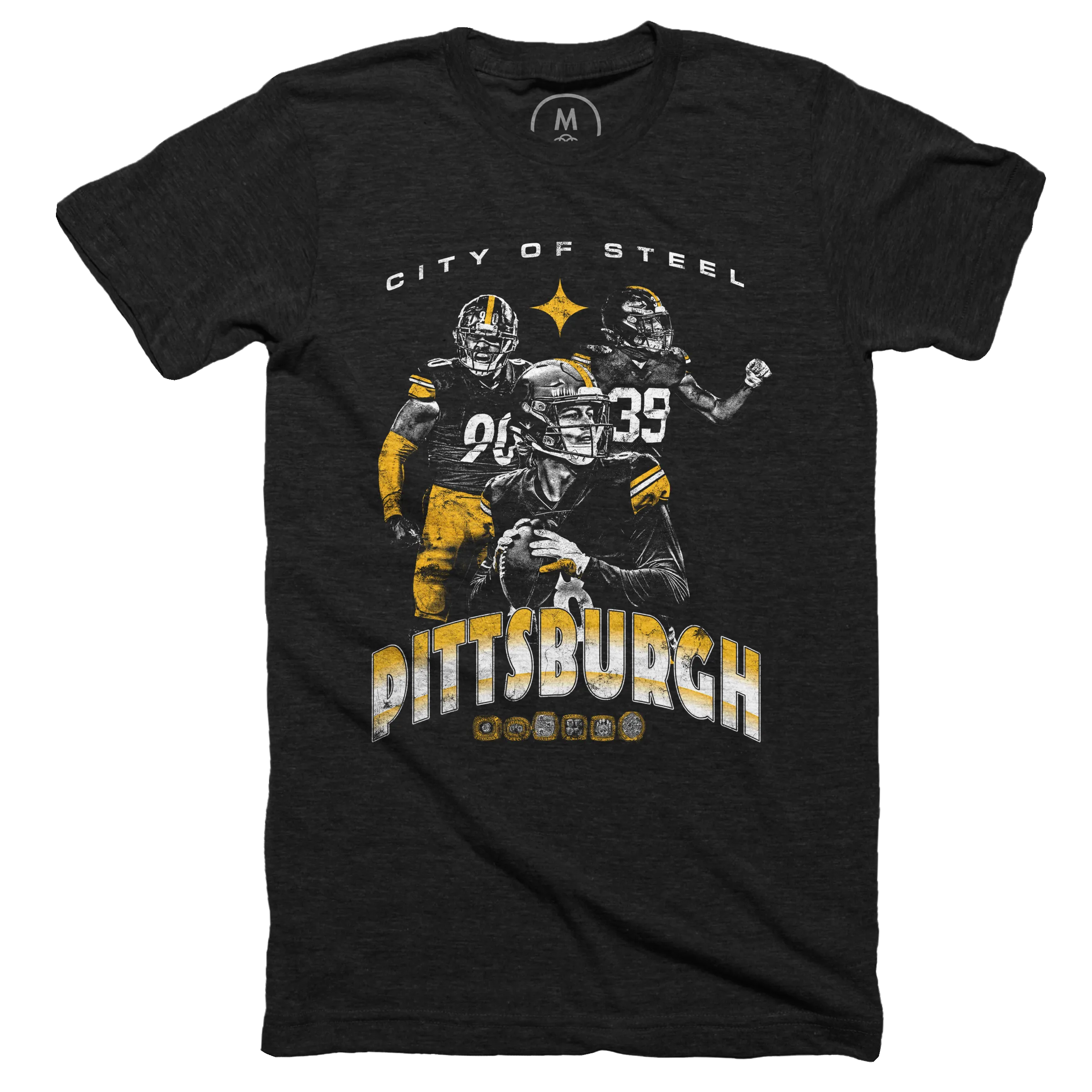 Women's Oversized Boyfriend Pittsburgh Steelers Graphic Tee, Women's Tops