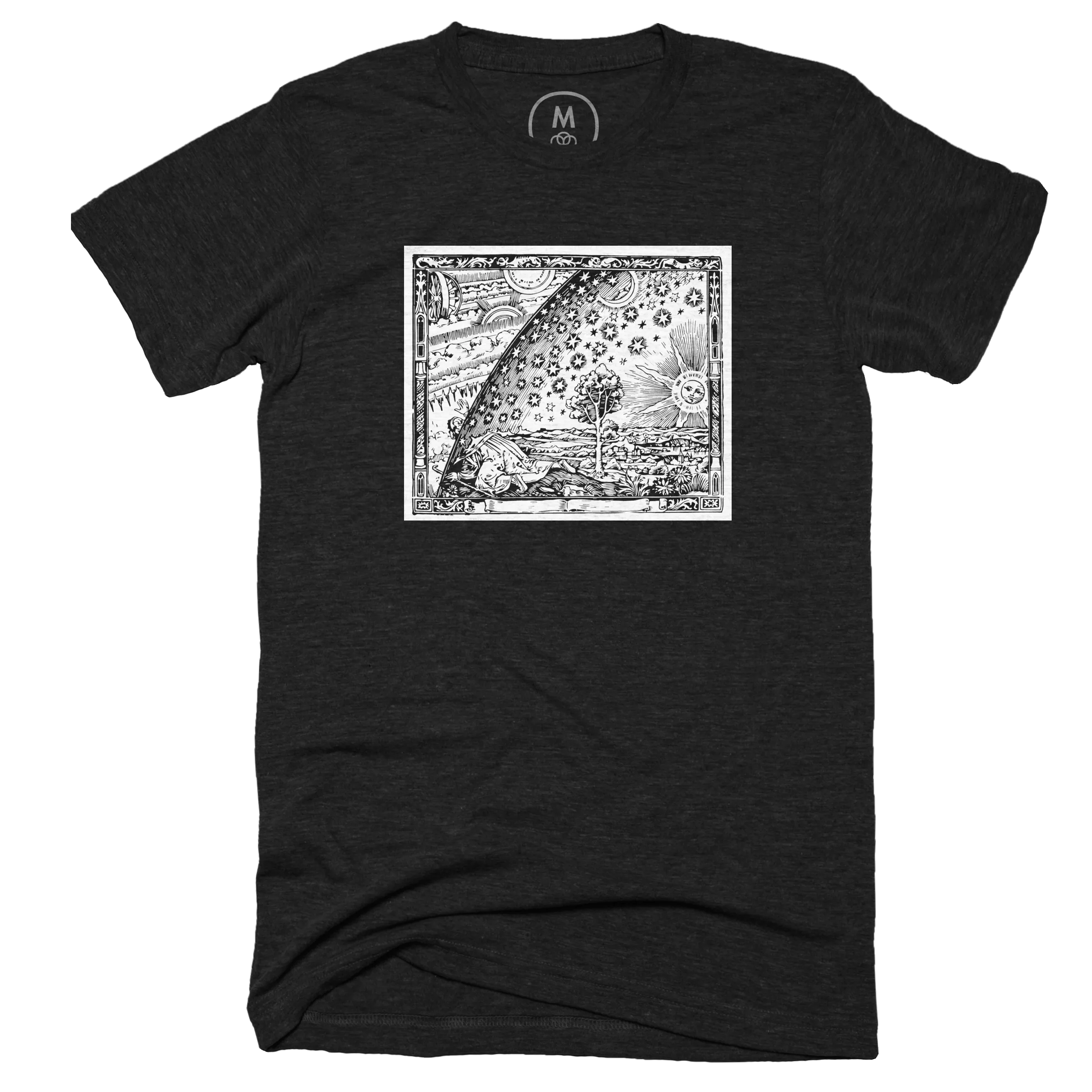T-shirt, Next Level Tri-Blend, Vintage Black – Dirt Cowboy Café