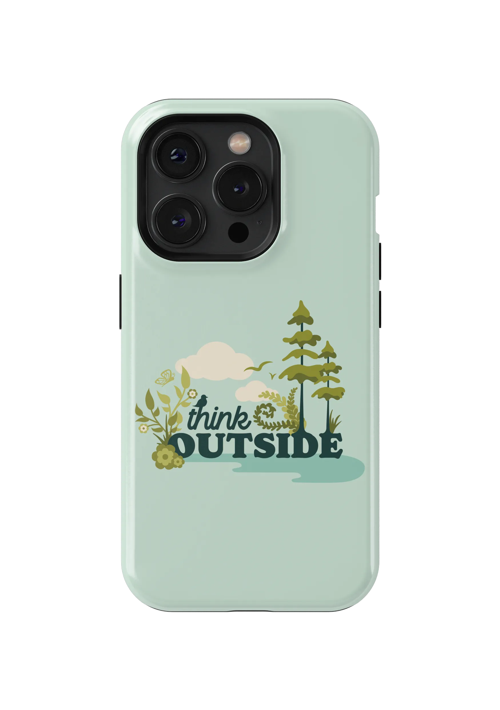 Think Outside graphic phone case by Amanda Weedmark. Cotton Bureau