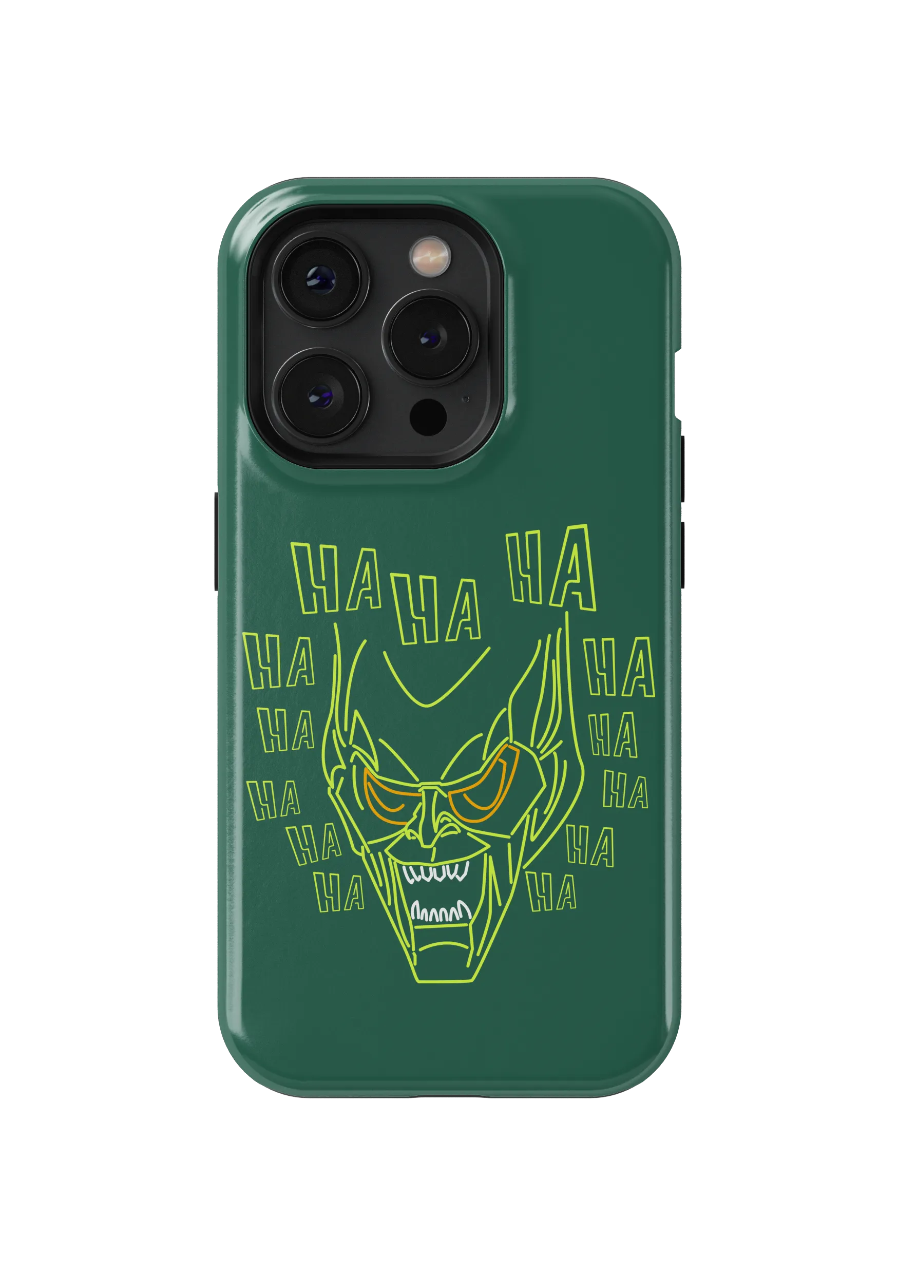 Laughing Goblin graphic phone case by Rocketman. Cotton Bureau