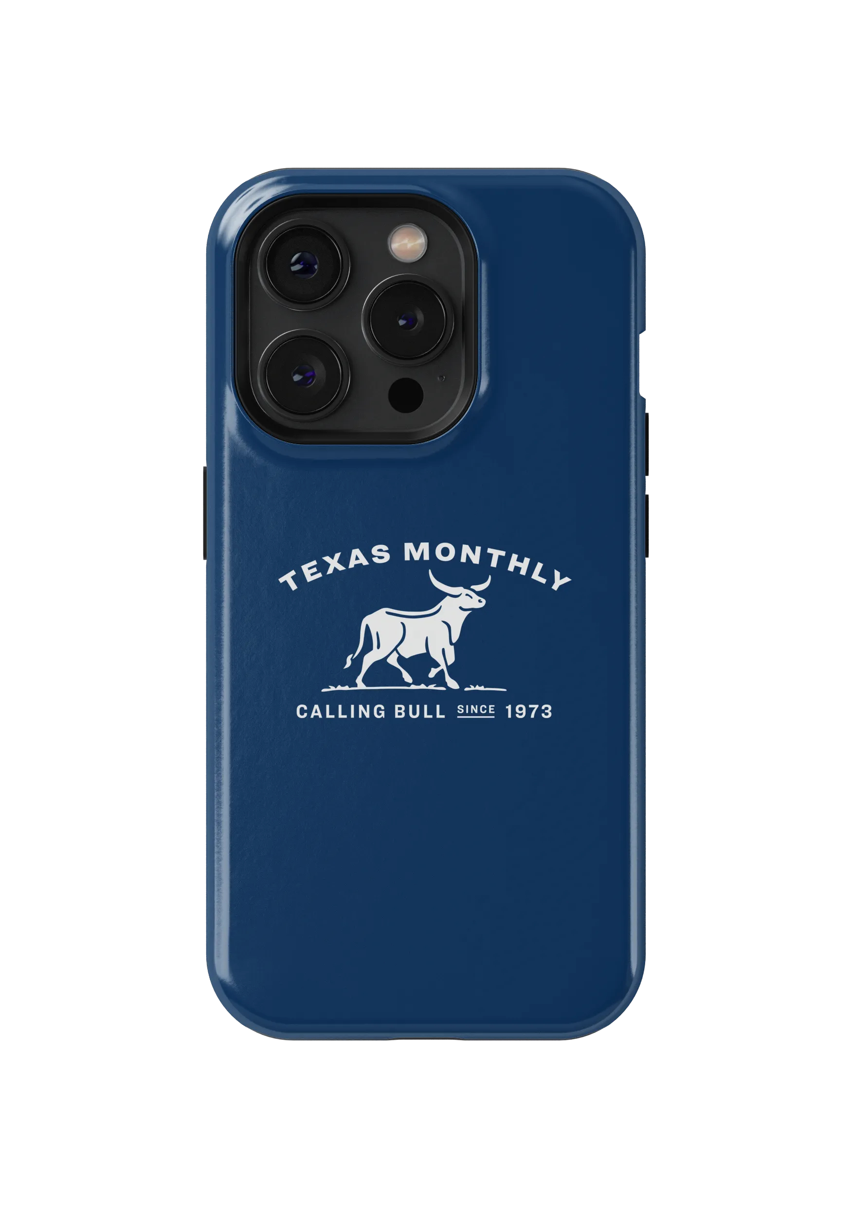 Texas Monthly Calling Bull Phone Case” graphic phone case by Texas