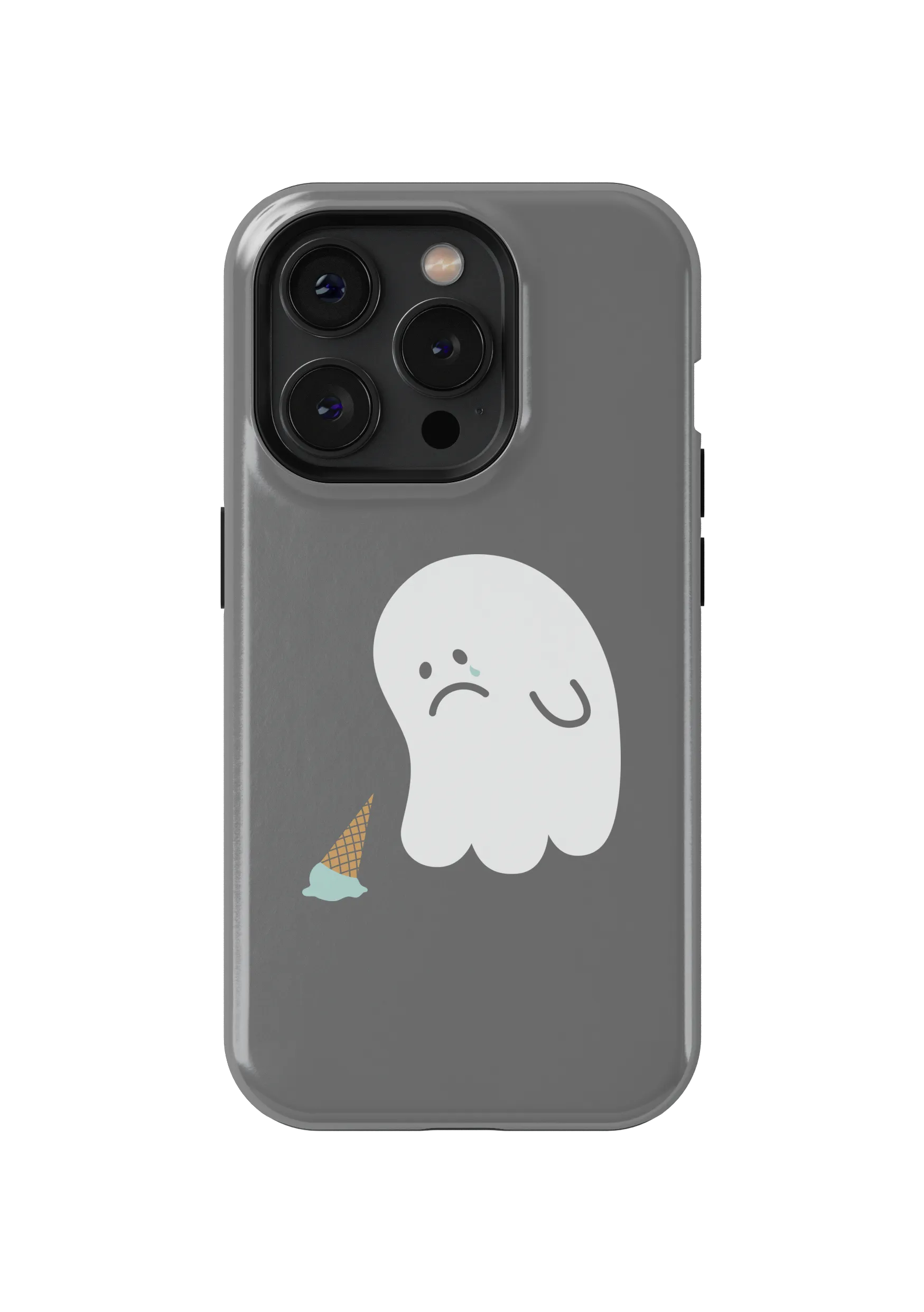 Sad Ghost” graphic phone case by Leslie McFarland. | Cotton Bureau