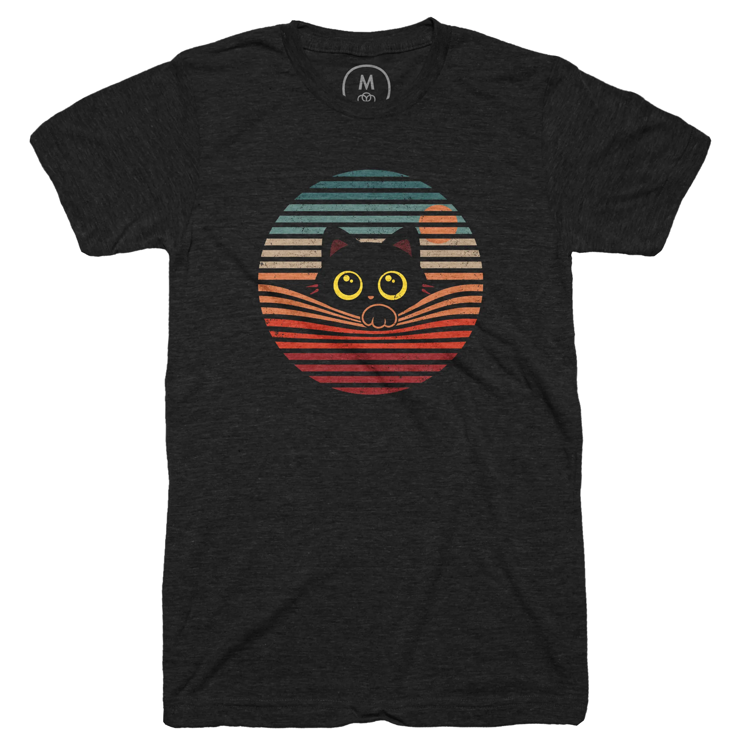 ◆RONRON◆ EMBO KITSCH CAT OVER FIT T SHIRT VINTAGE BLUE MUSINSA | RONRON EMBO KITSCH CAT OVER FIT T SHIRT VINTAGE BLUE