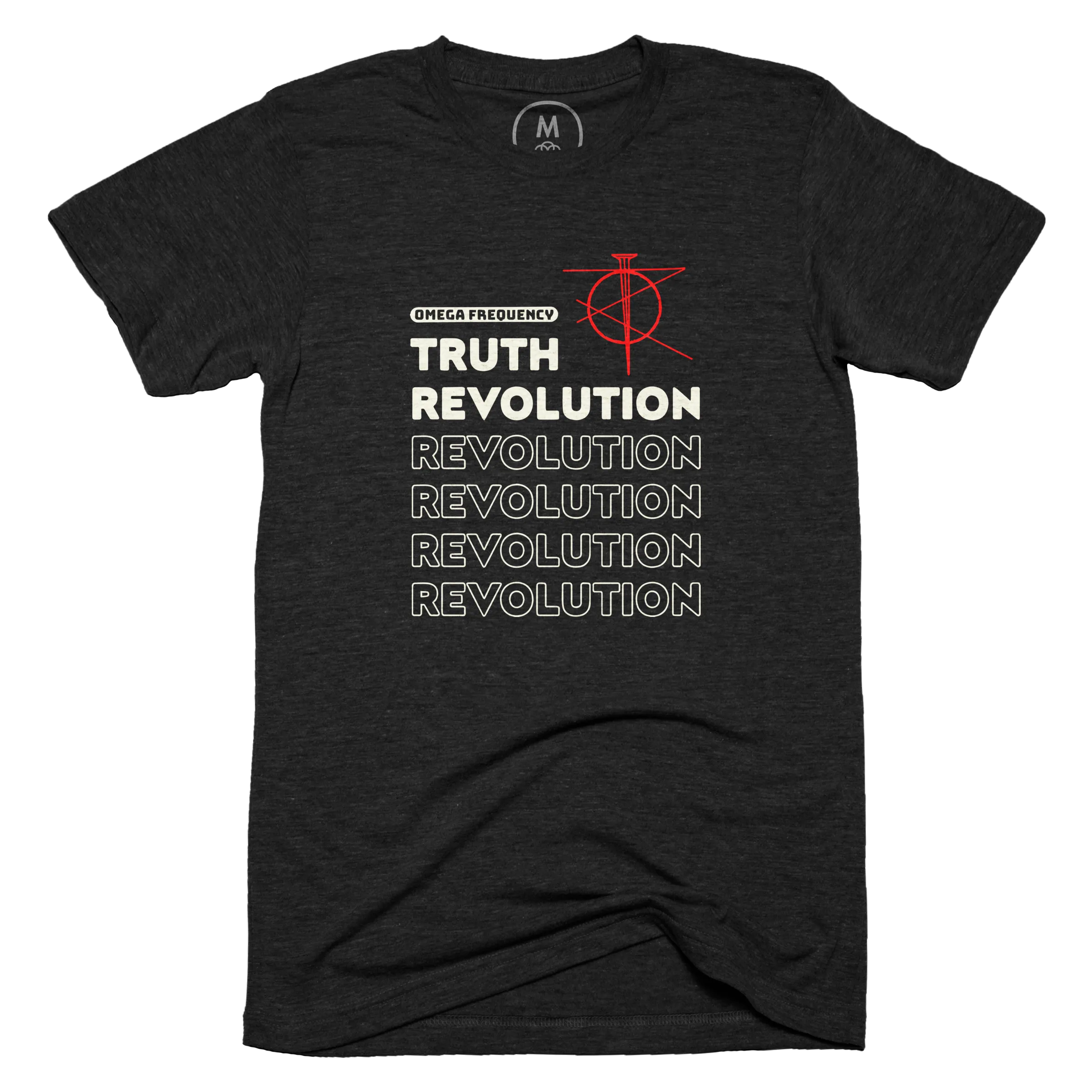 Omega Frequency Truth Revolution Edition graphic tee pullover