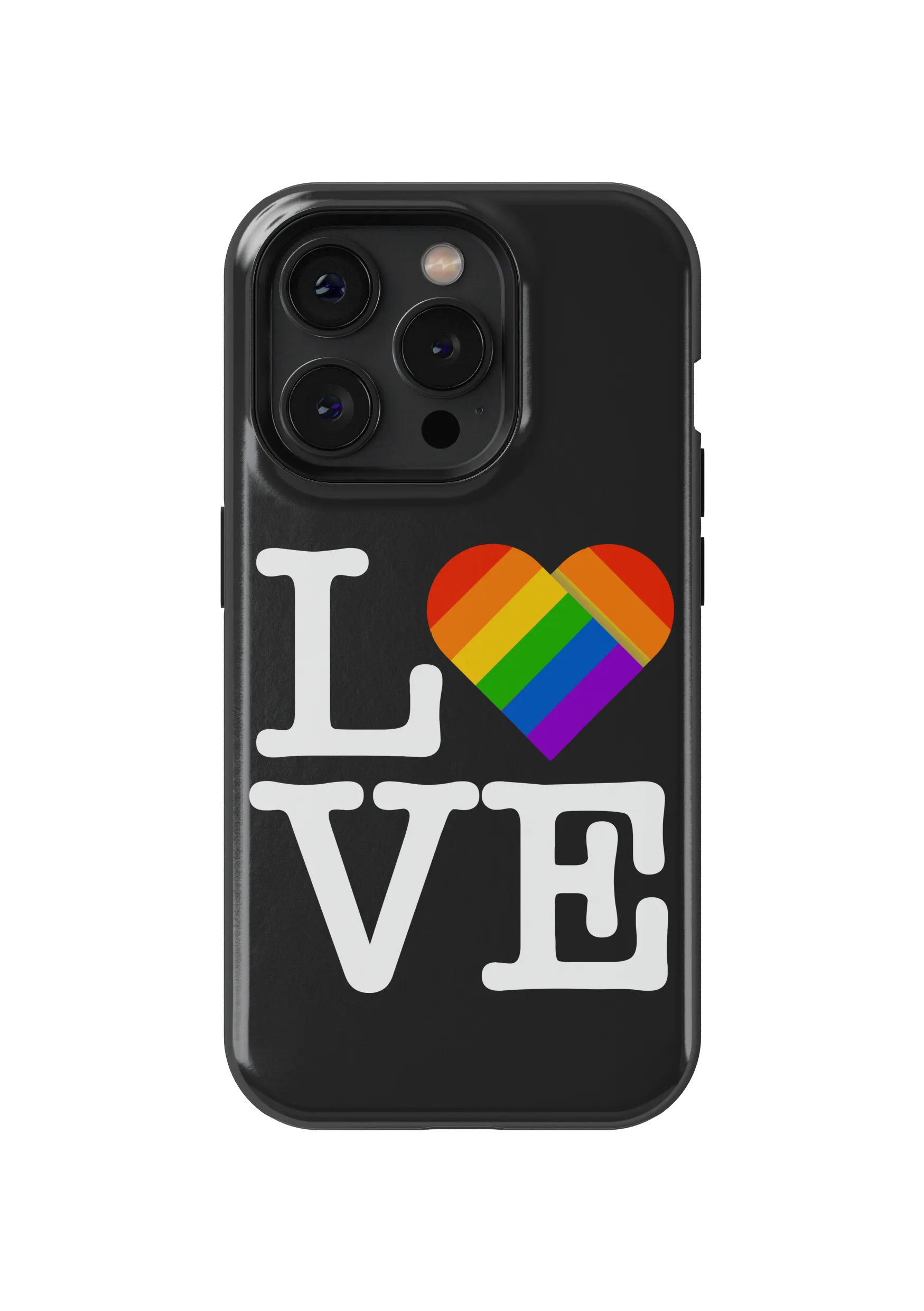 LOVE Rainbow Heart” graphic phone case by Kuya Carthy Art + Design. |  Cotton Bureau