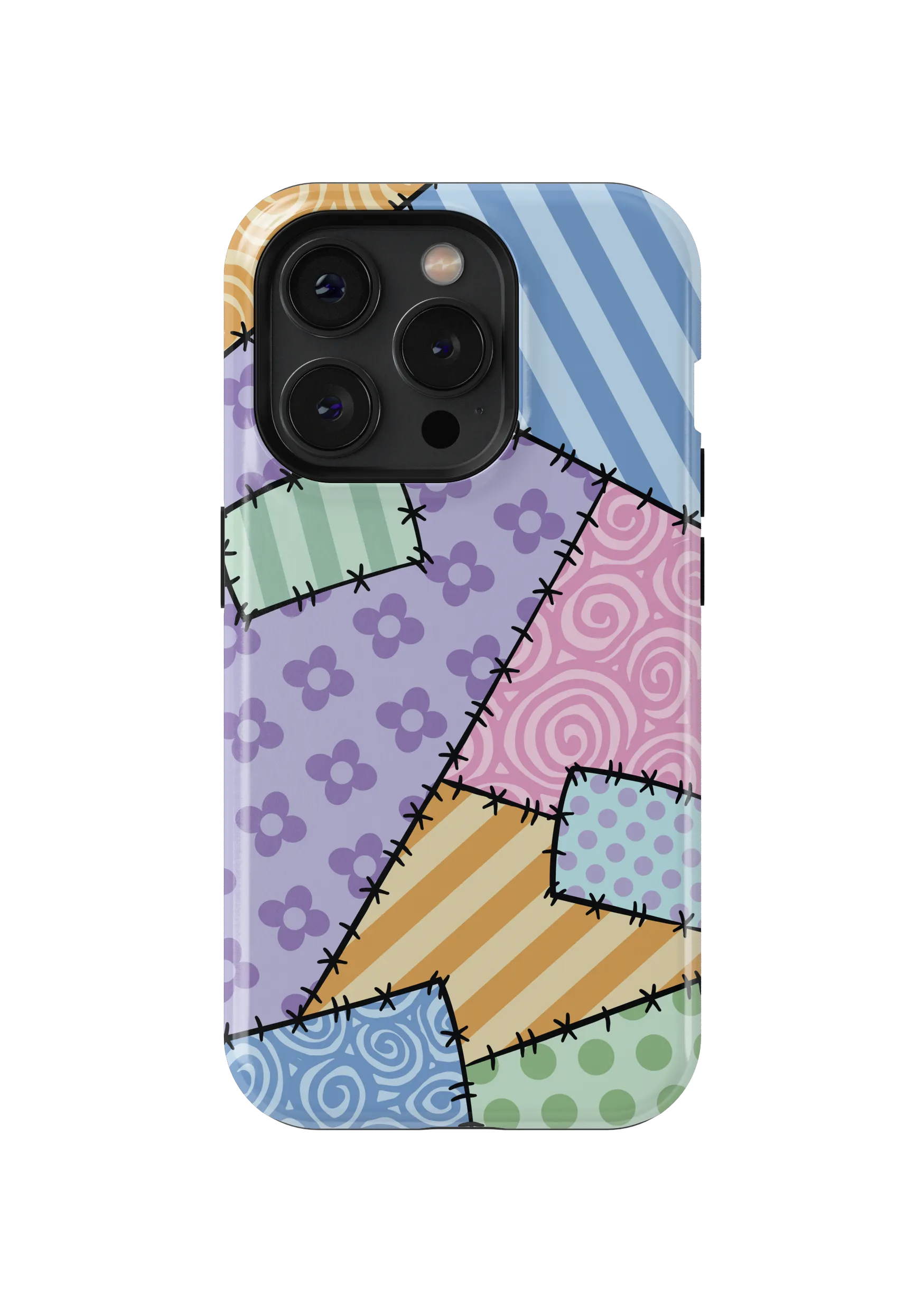 Patchwork” graphic phone case by Laura Nagel. | Cotton Bureau