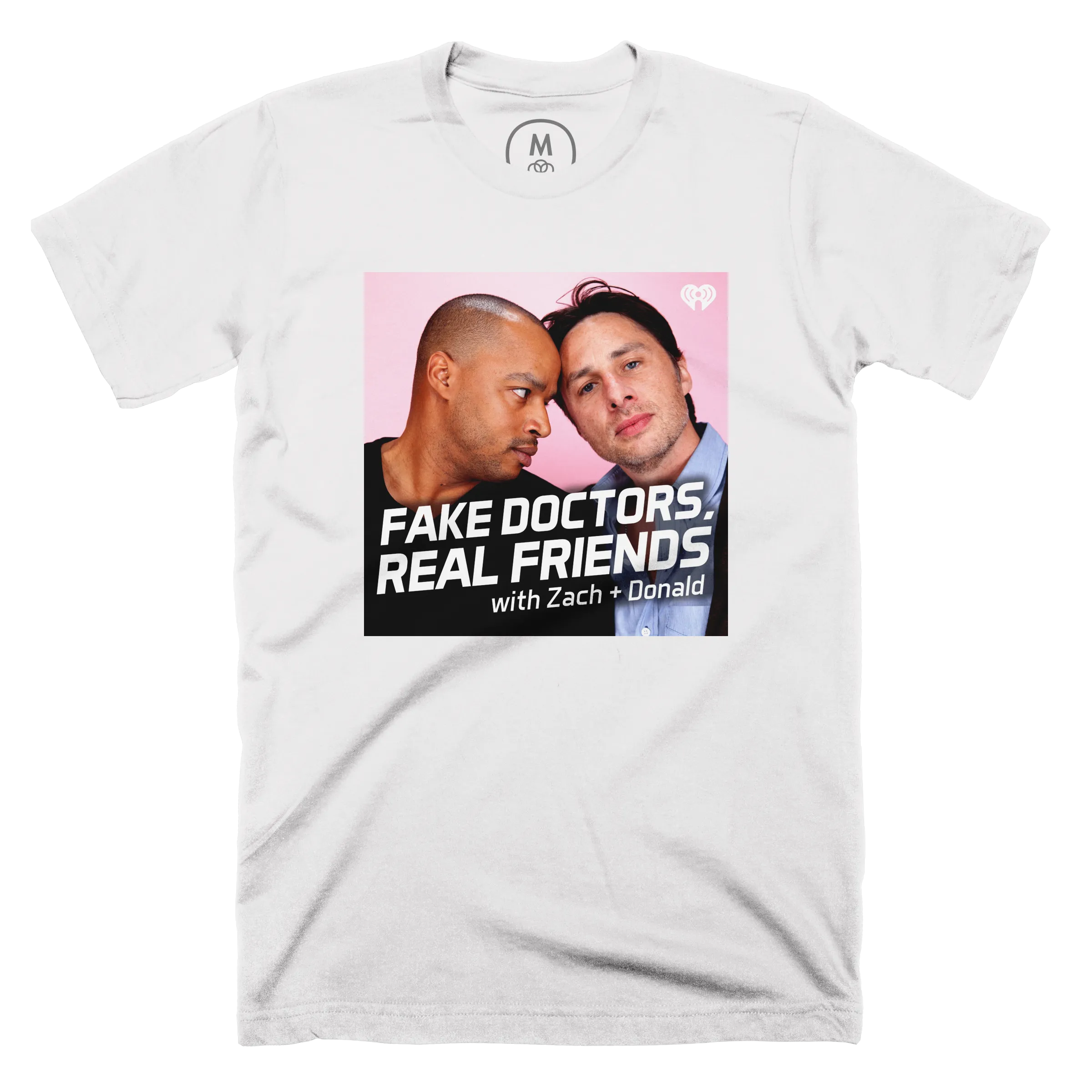 Fake Doctors Real Friends Logo Shirt graphic tee pullover