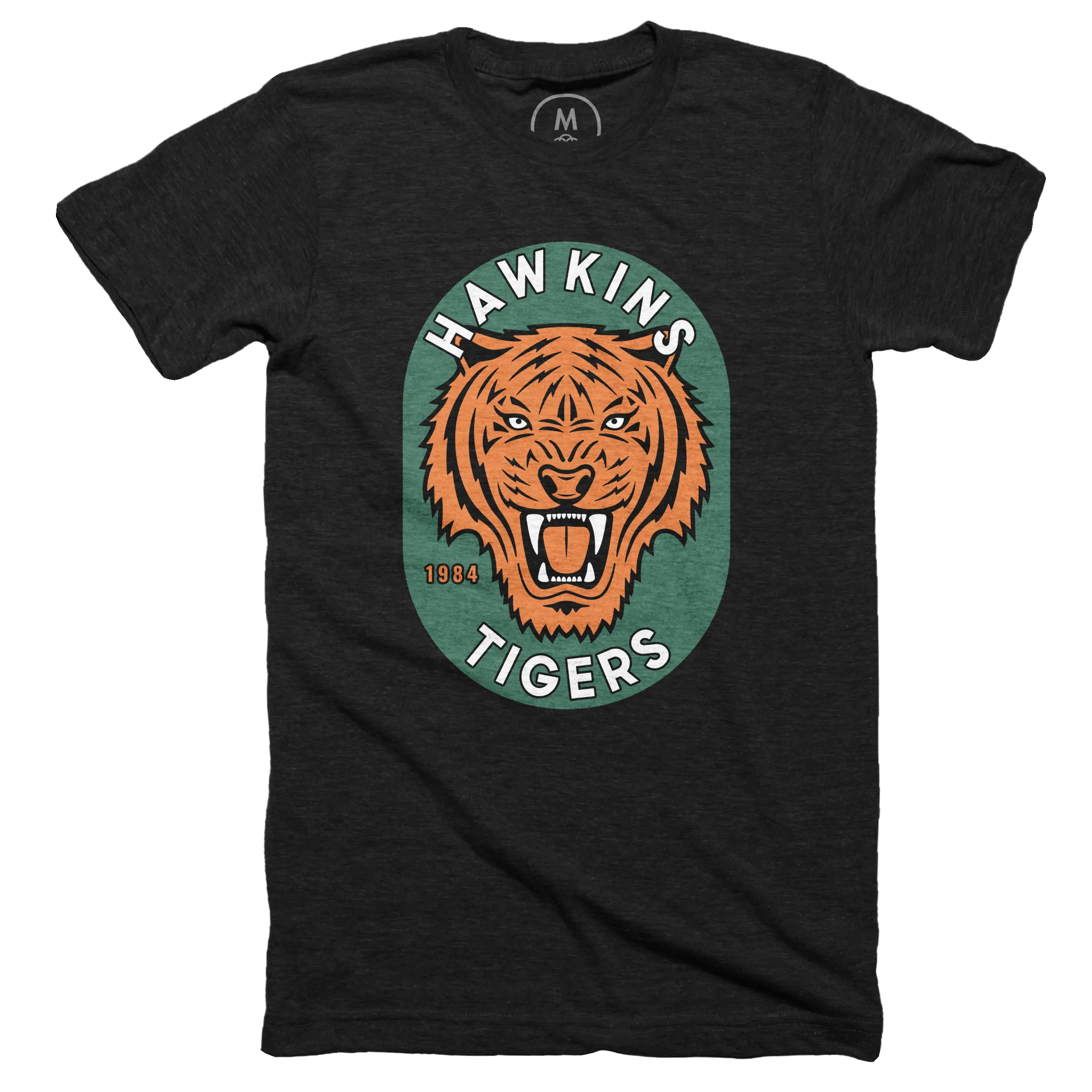 Hawkins Tigers” graphic tee, tank, onesie, long sleeve tee