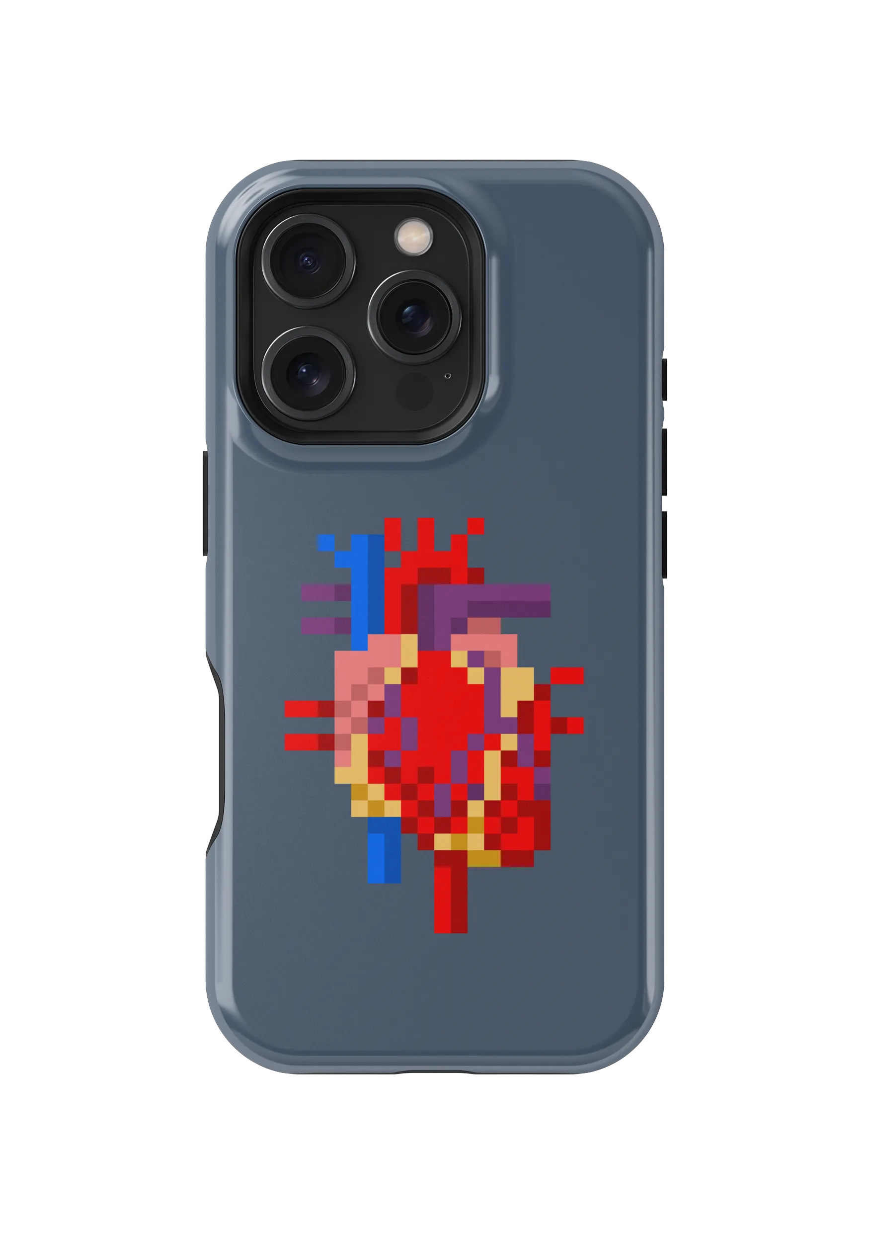 Heart of Pixels” graphic phone case by Tim Van Damme