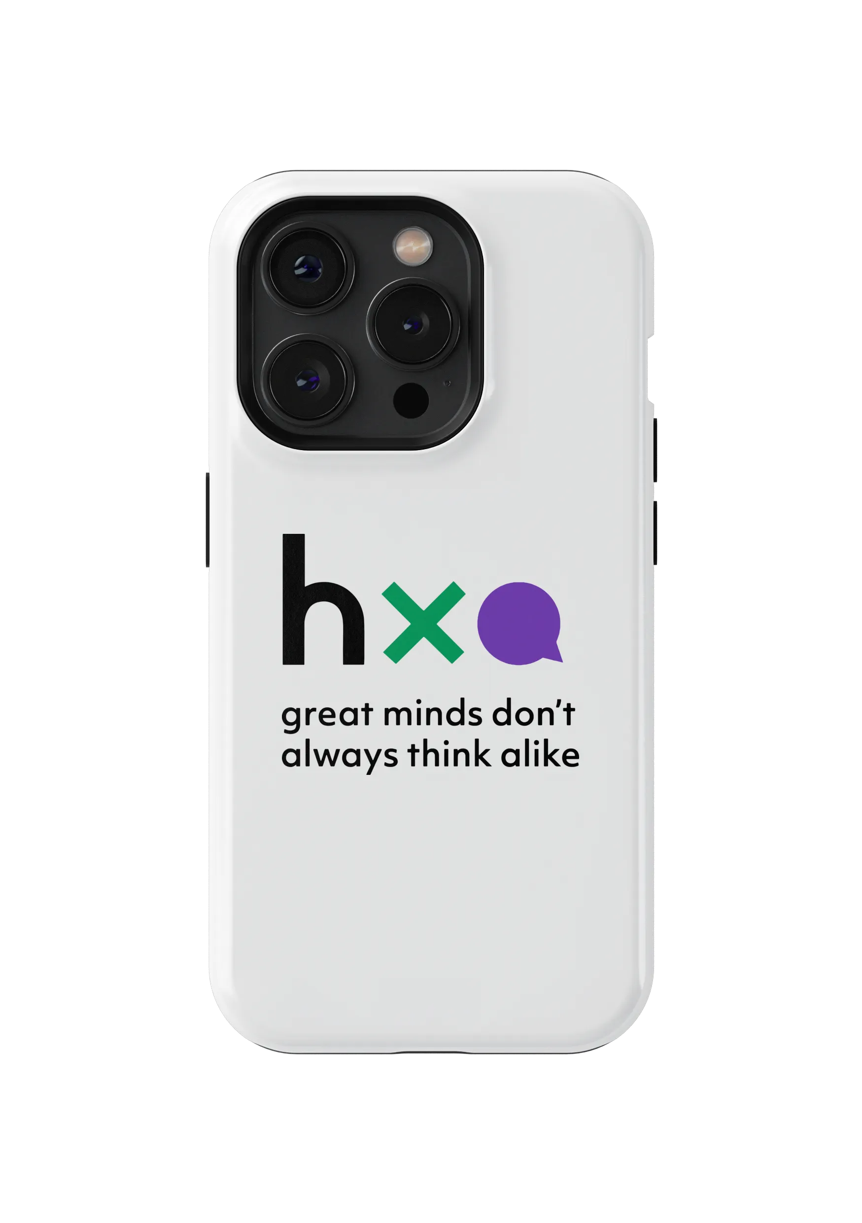 HxA Logo Tagline Phone Case graphic phone case by Heterodox