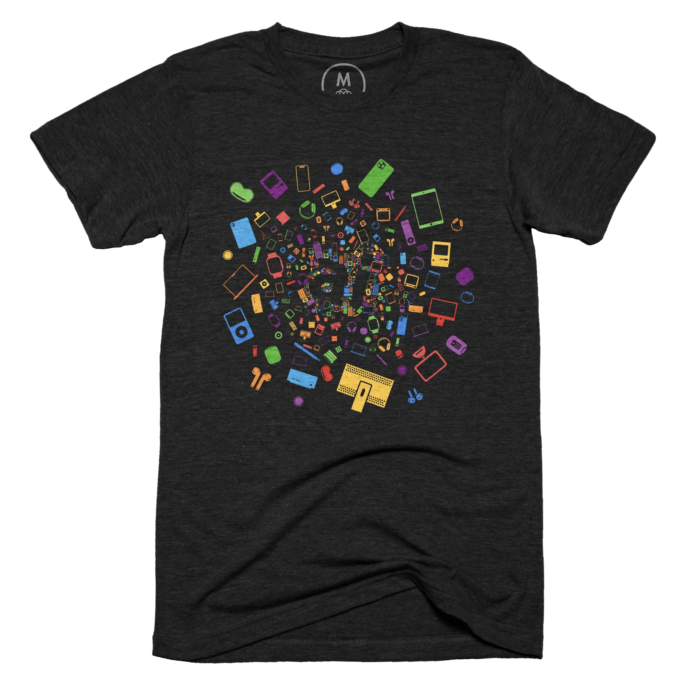 Apple Park Visitor Center - Original Rainbow Apple Logo T