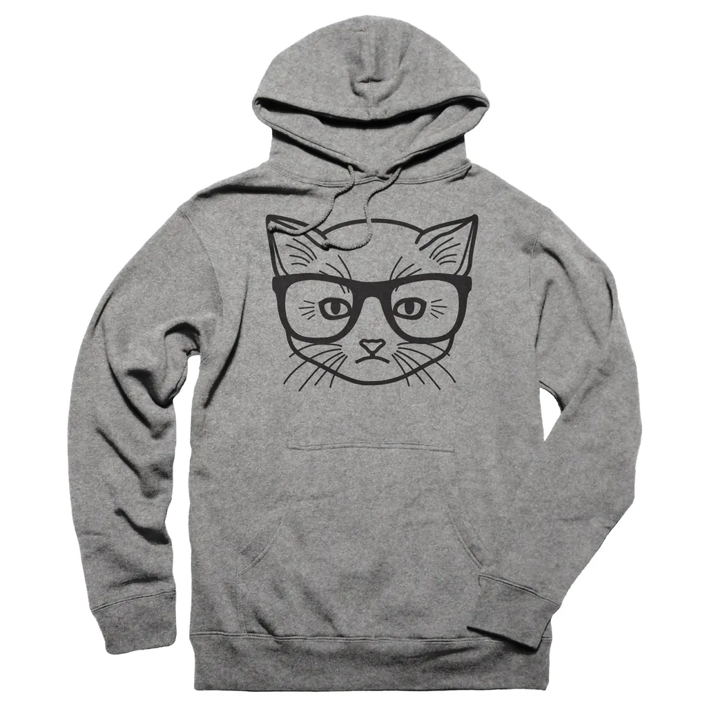 “Smart Kitty” graphic tee and pullover hoodie by Marika Mattila ...